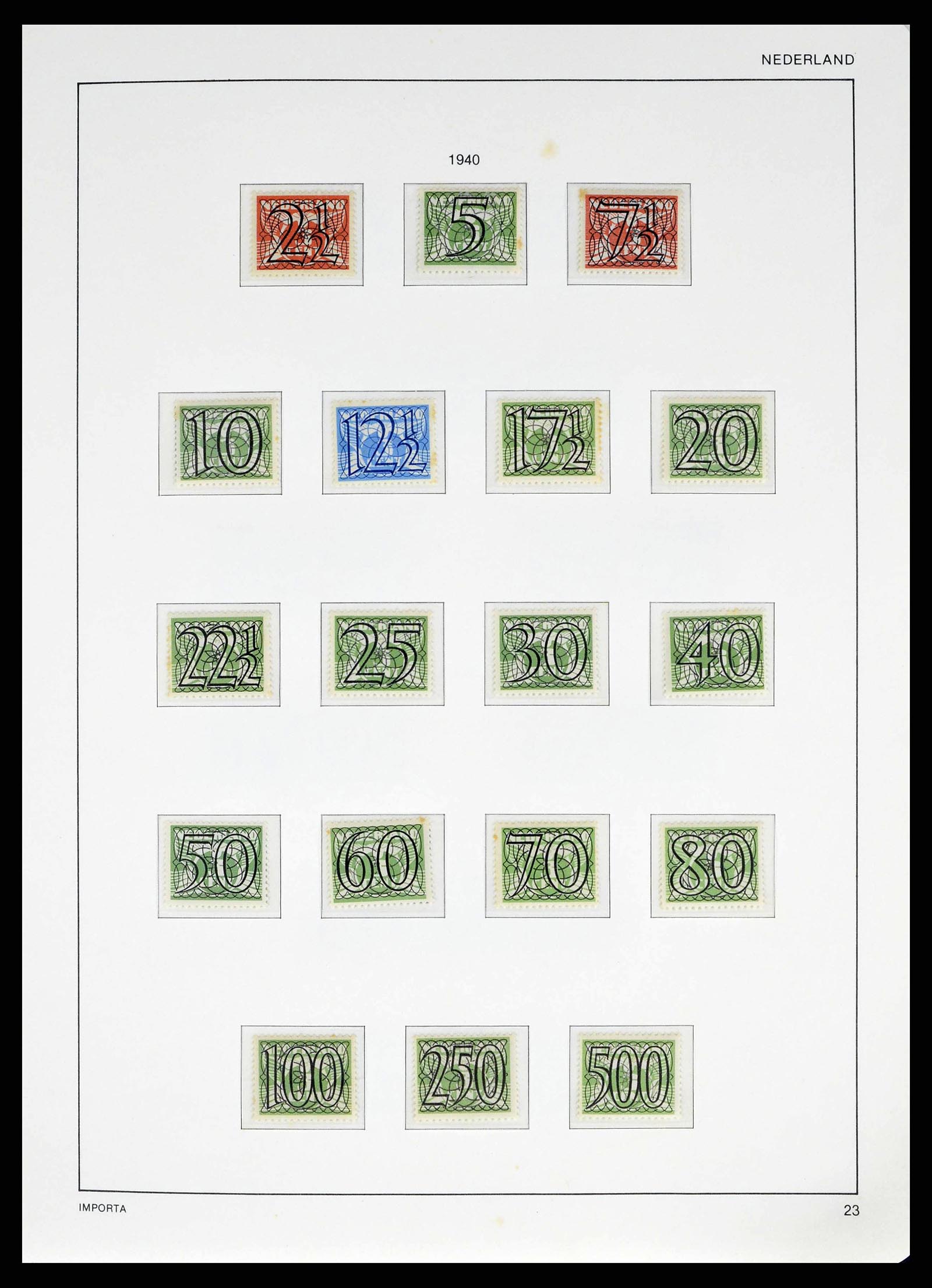 38387 0024 - Postzegelverzameling 38387 Nederland 1852-1979.