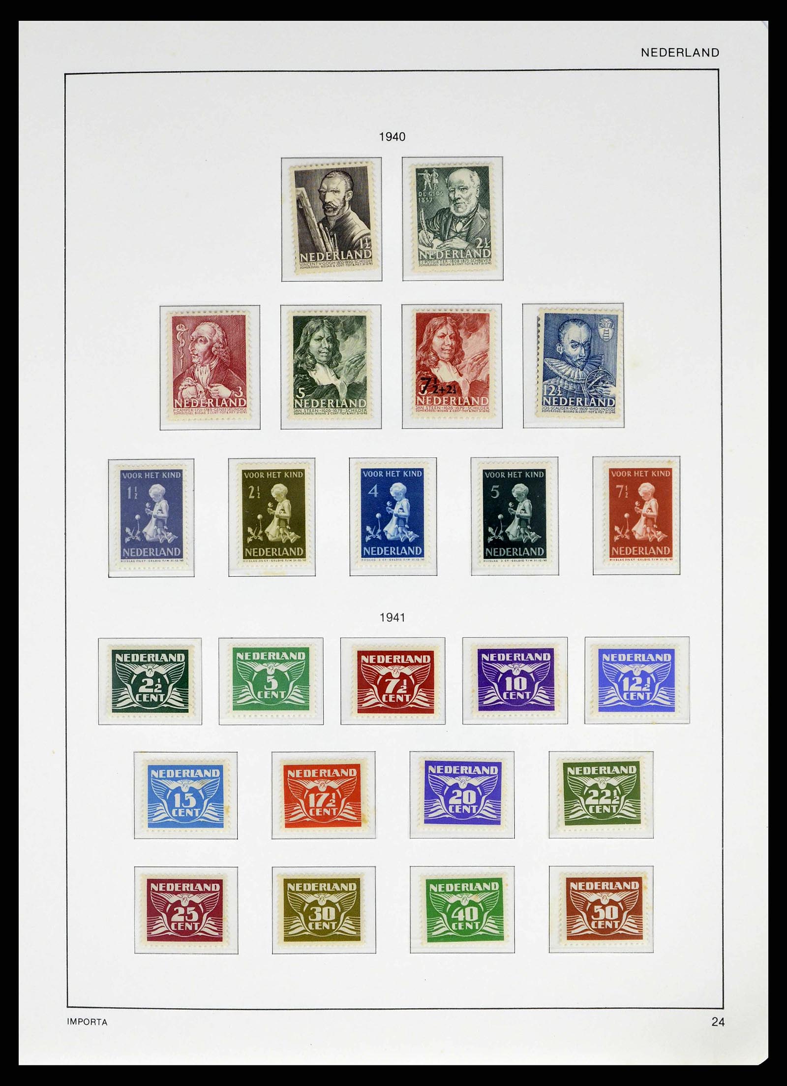 38387 0026 - Postzegelverzameling 38387 Nederland 1852-1979.