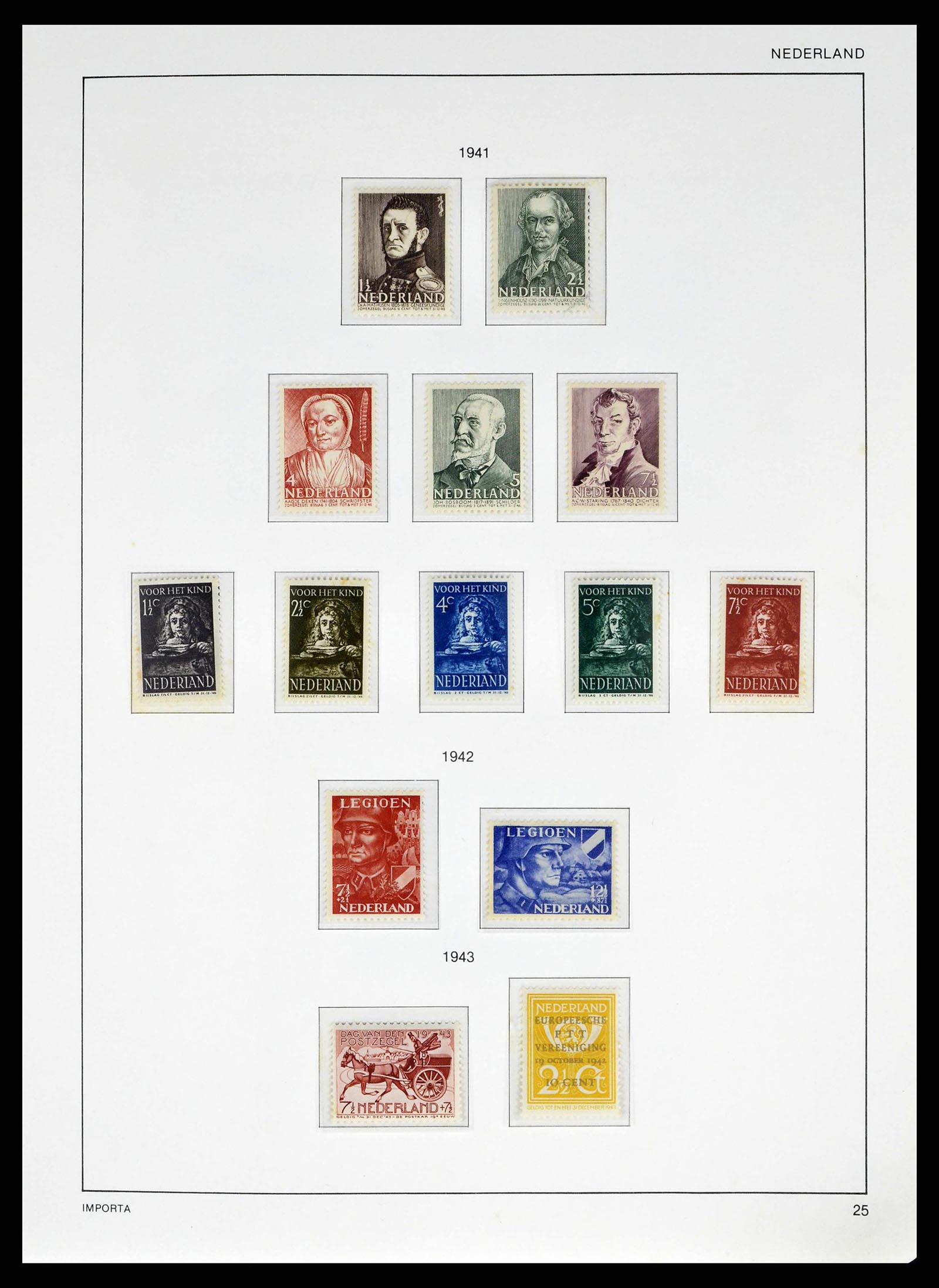 38387 0027 - Postzegelverzameling 38387 Nederland 1852-1979.