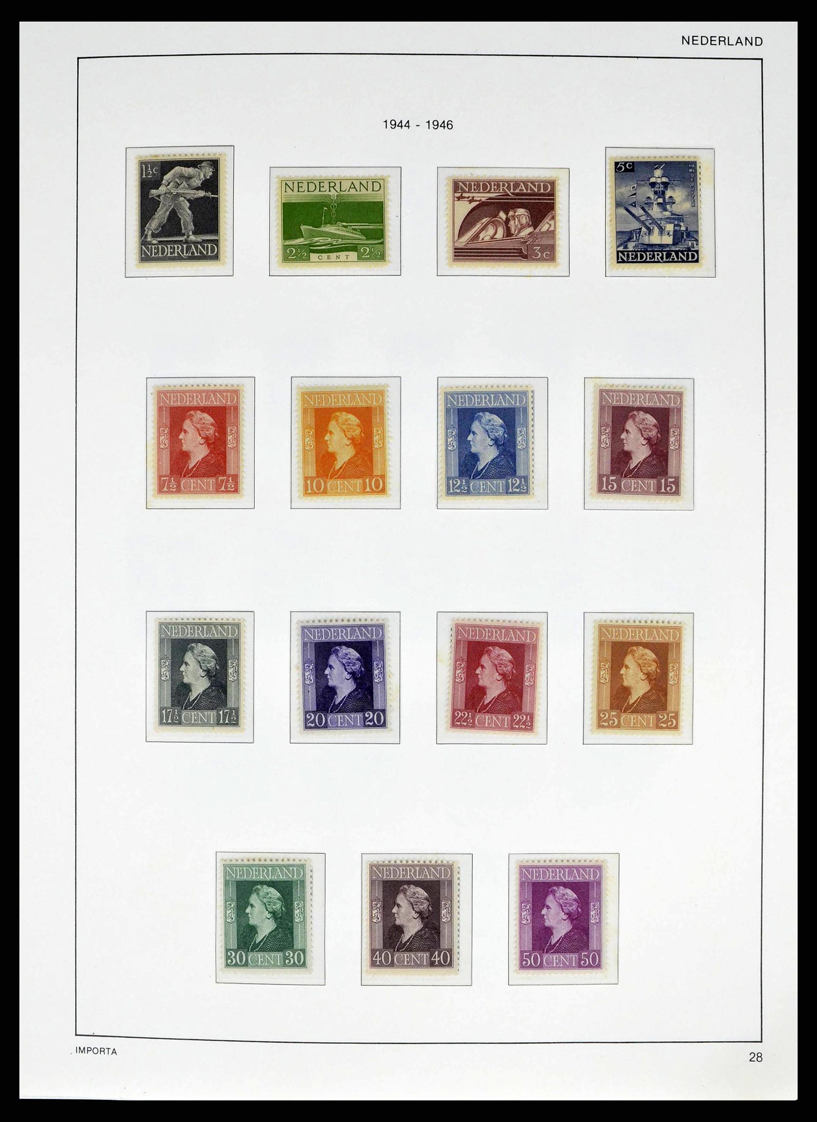 38387 0030 - Postzegelverzameling 38387 Nederland 1852-1979.