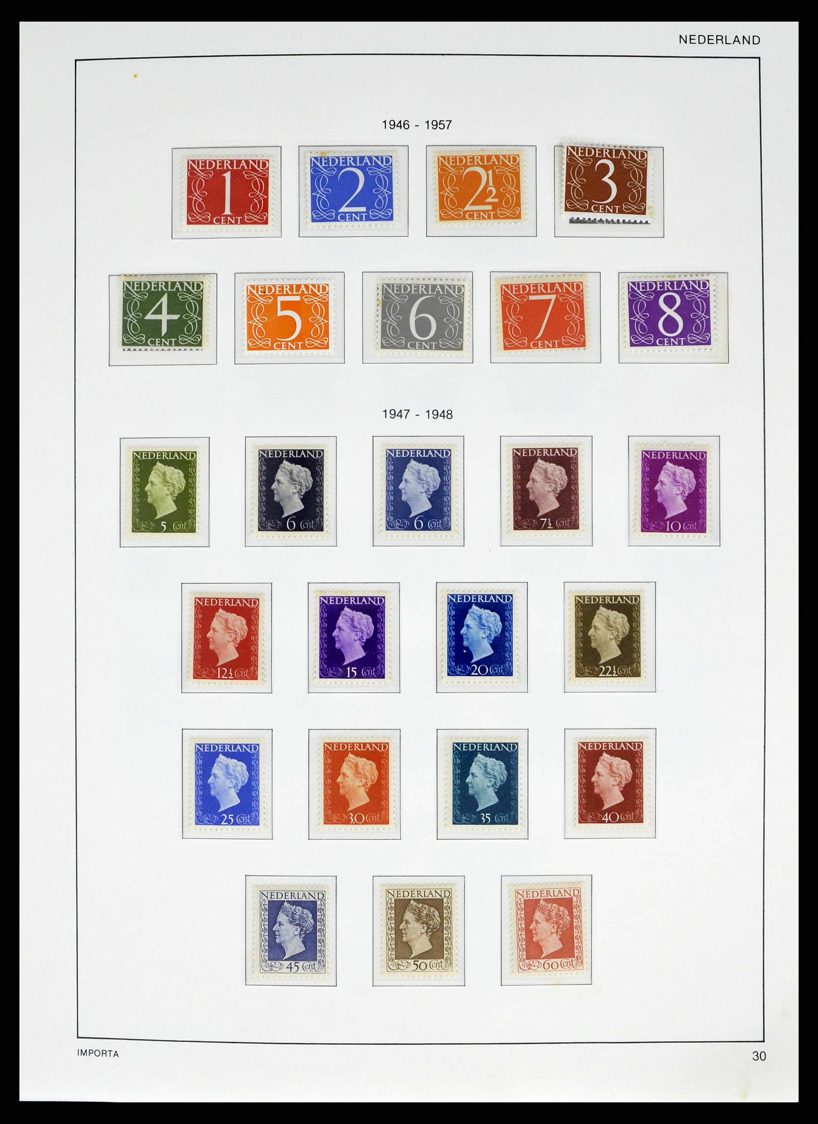 38387 0032 - Postzegelverzameling 38387 Nederland 1852-1979.