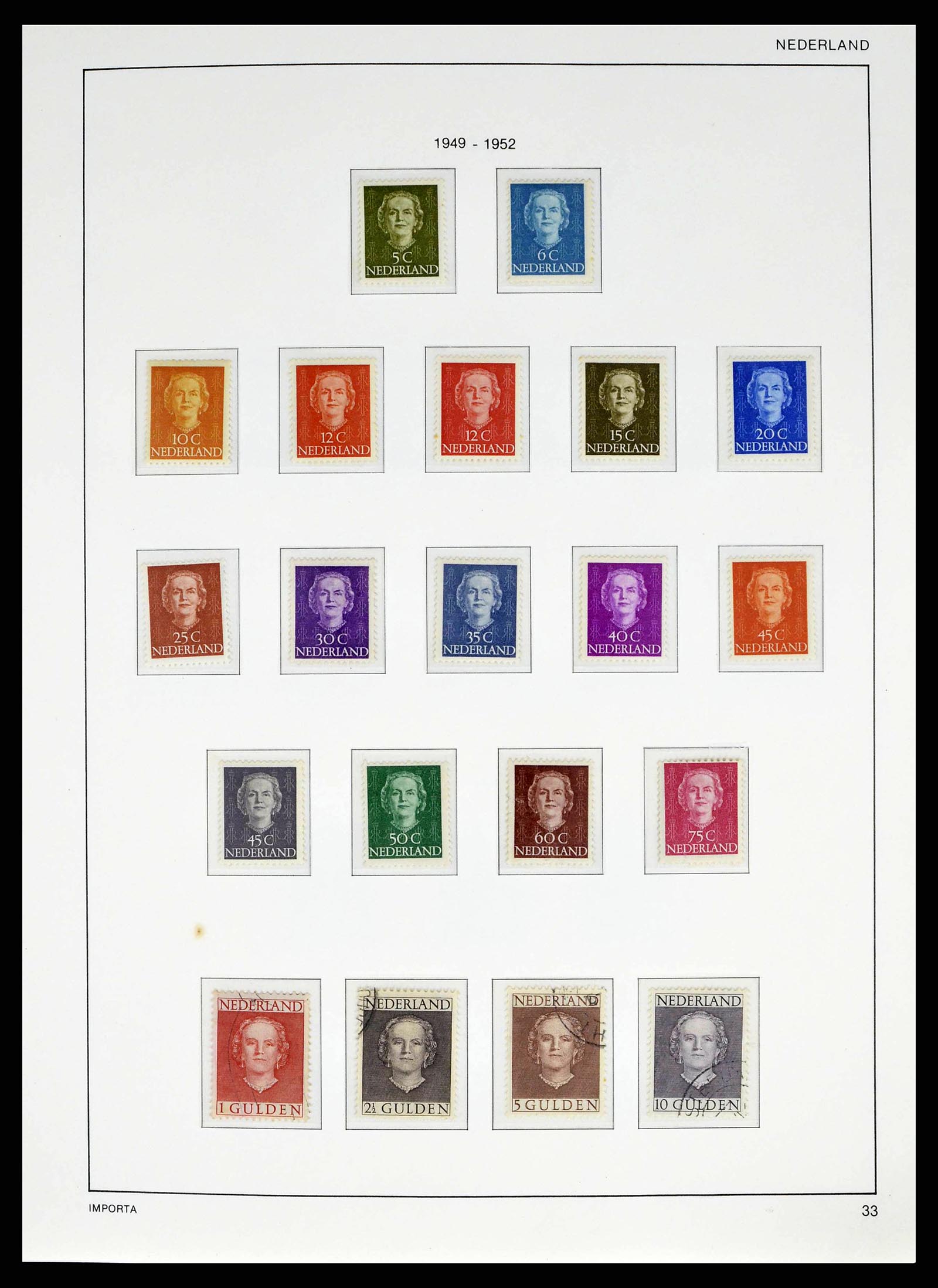 38387 0035 - Postzegelverzameling 38387 Nederland 1852-1979.