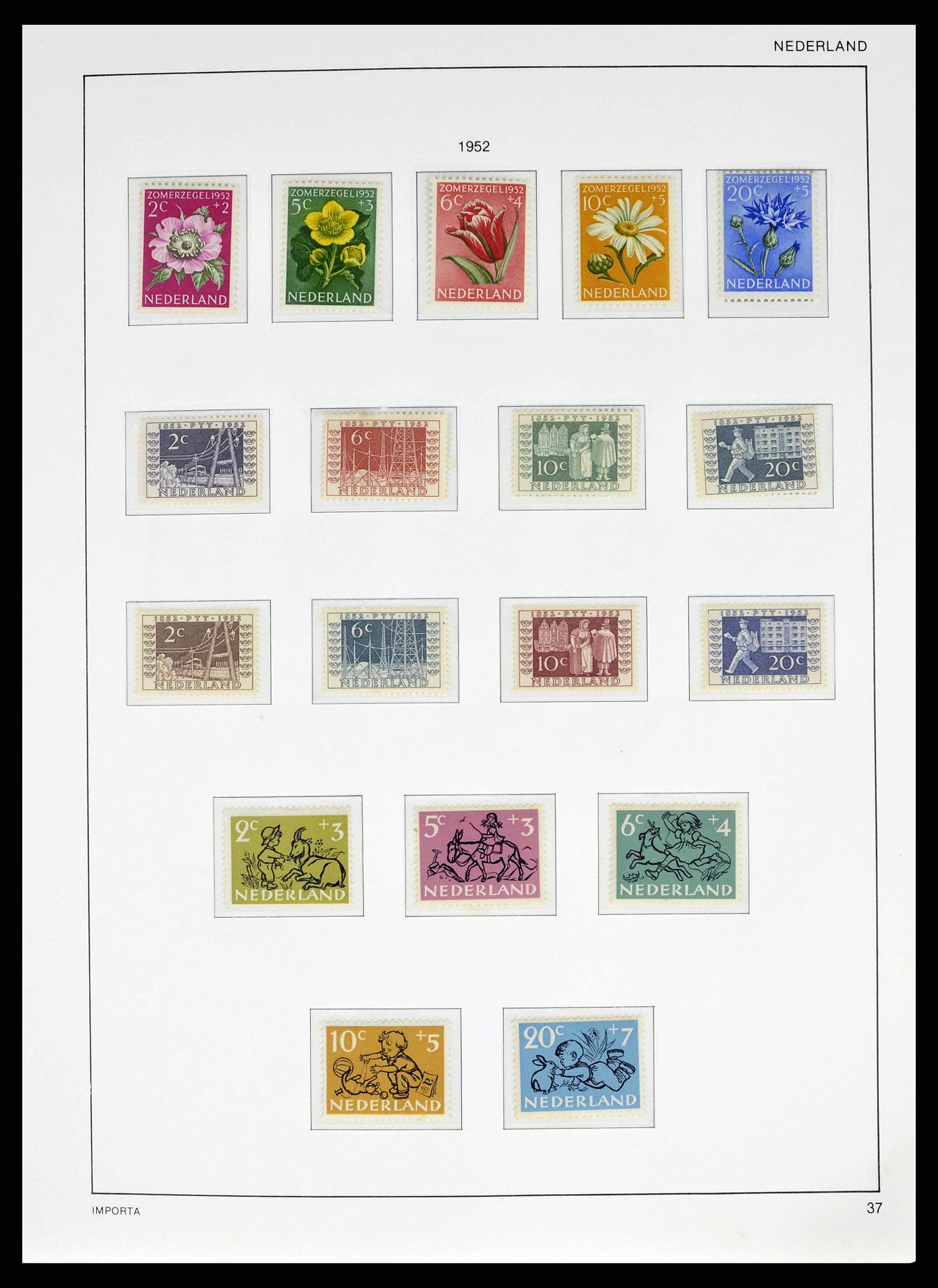38387 0039 - Postzegelverzameling 38387 Nederland 1852-1979.