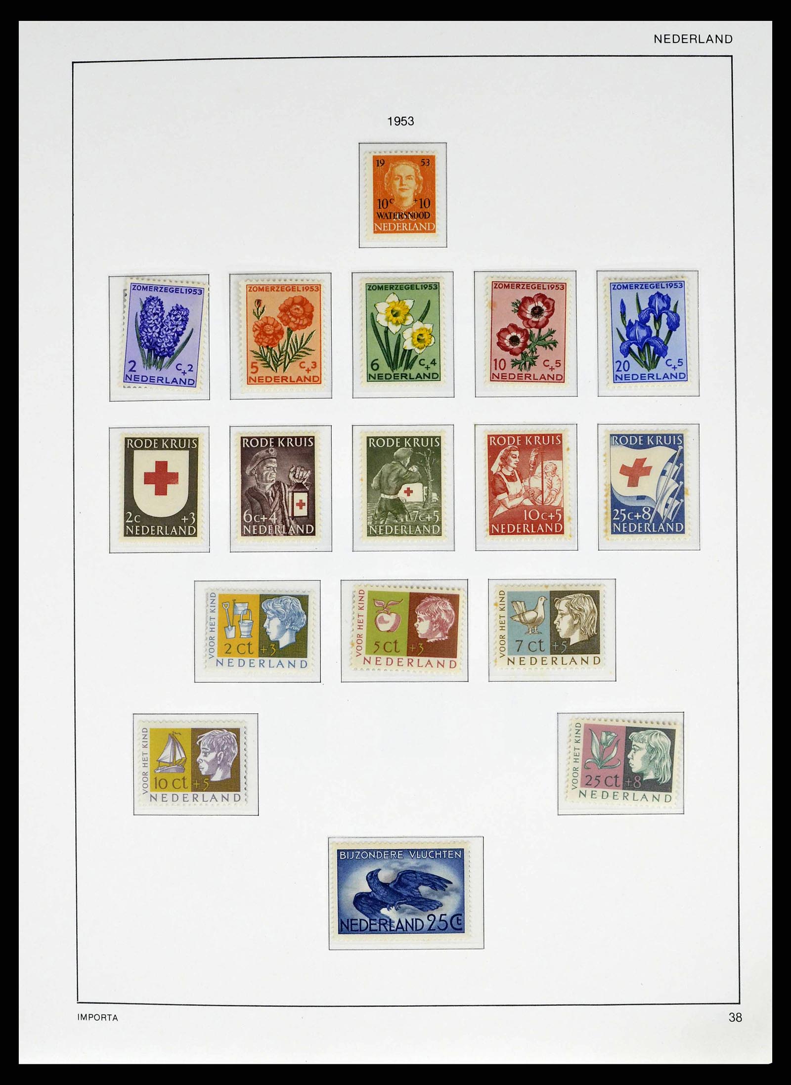 38387 0040 - Postzegelverzameling 38387 Nederland 1852-1979.