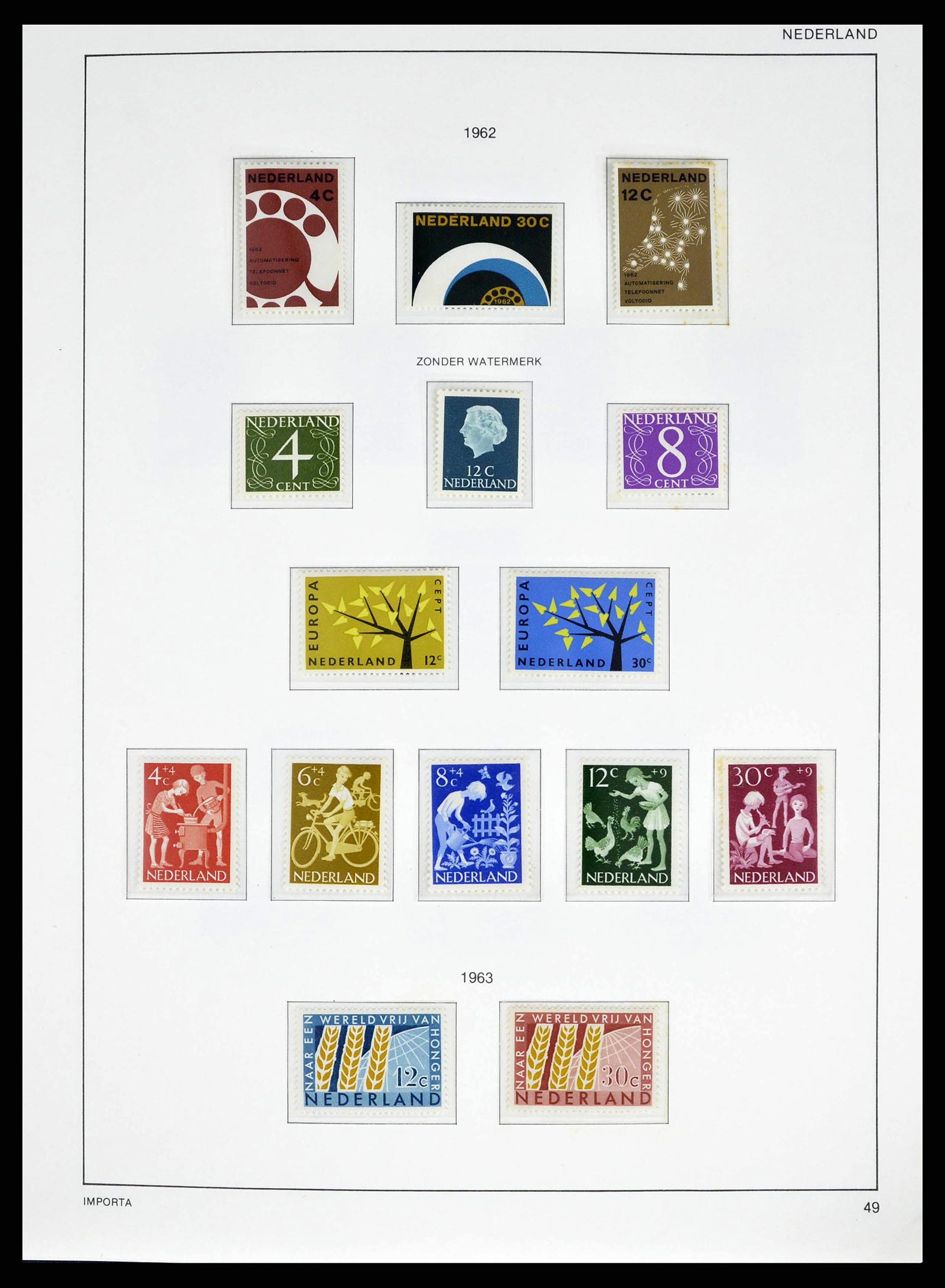 38387 0052 - Stamp collection 38387 Netherlands 1852-1979.