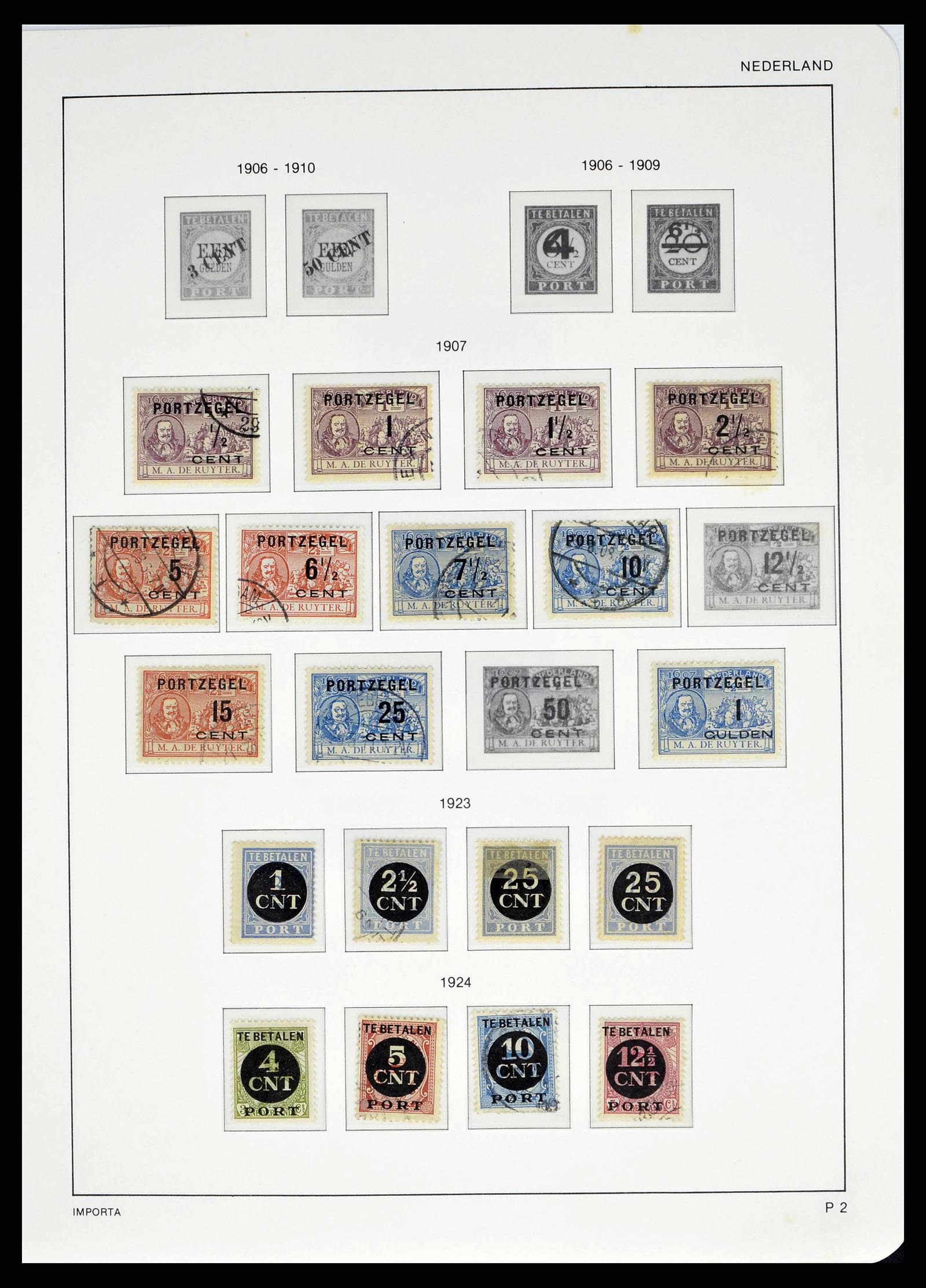 38387 0107 - Postzegelverzameling 38387 Nederland 1852-1979.