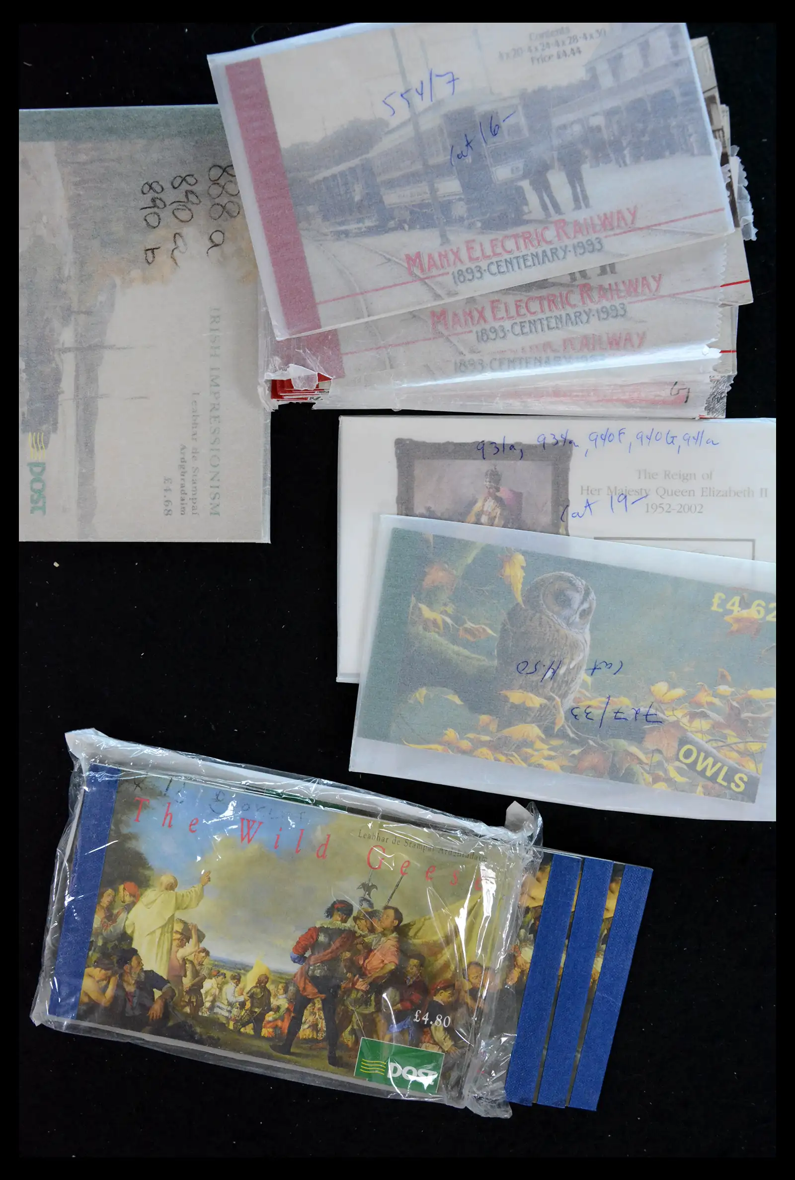 38391 0002 - Postzegelverzameling 38391 Kanaaleilanden prestige boekjes 1991-2010.