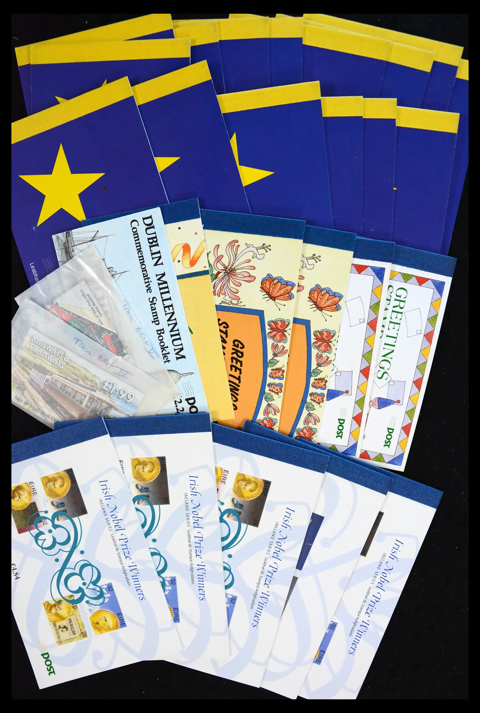 38391 0004 - Postzegelverzameling 38391 Kanaaleilanden prestige boekjes 1991-2010.