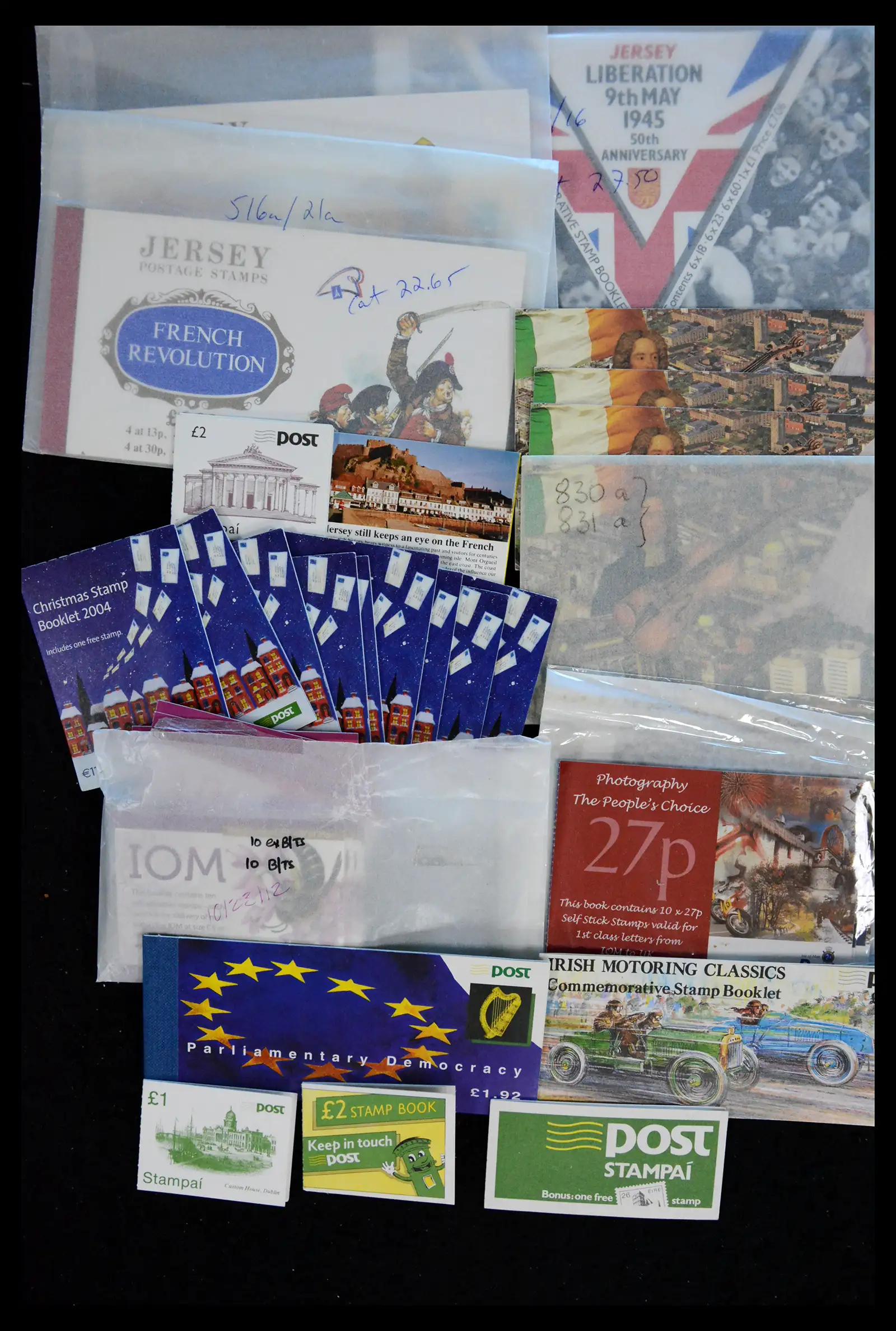 38391 0010 - Postzegelverzameling 38391 Kanaaleilanden prestige boekjes 1991-2010.