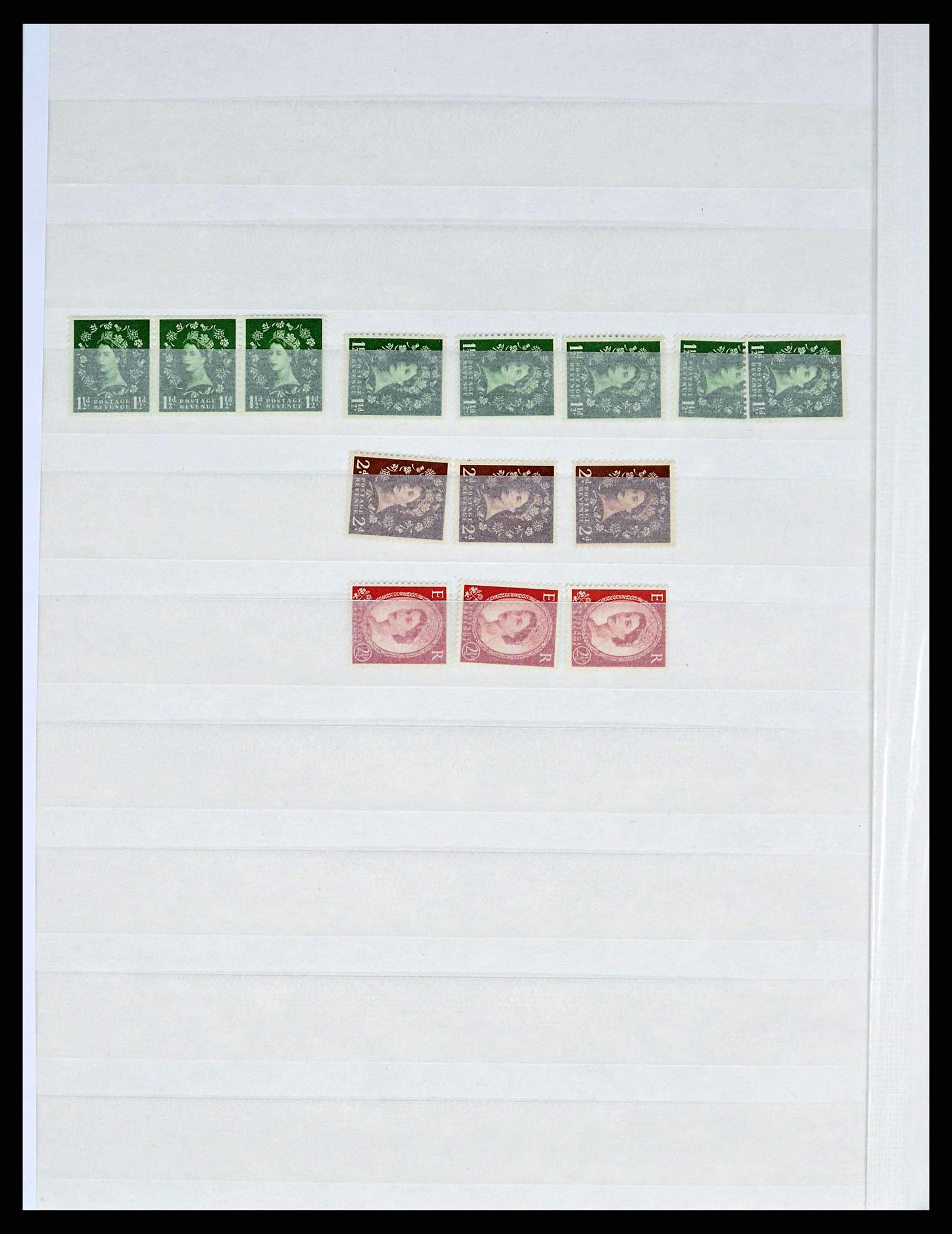 38393 0002 - Stamp collection 38393 Great Britain definitives specialised 1952-1980.