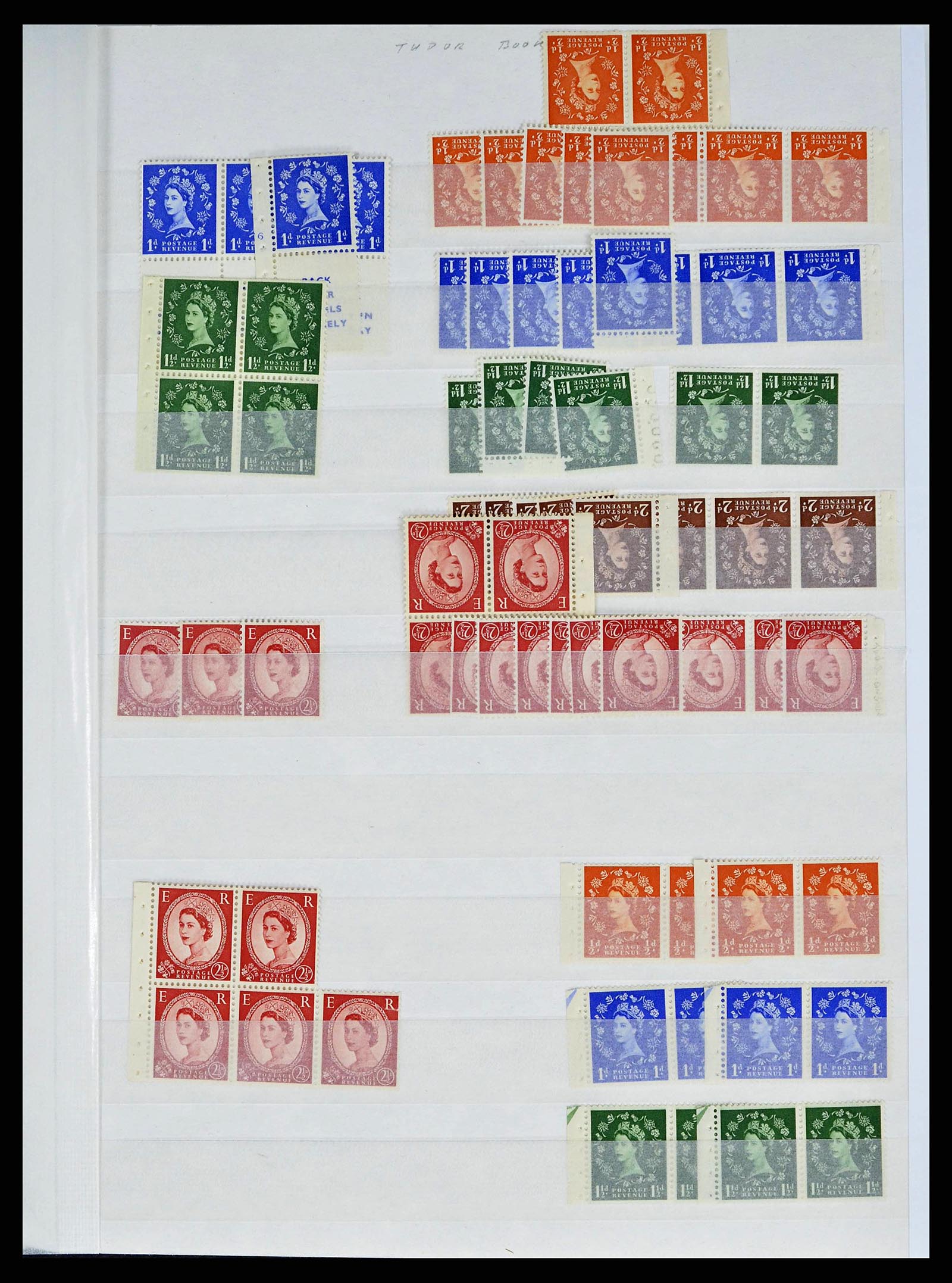 38393 0003 - Stamp collection 38393 Great Britain definitives specialised 1952-1980.