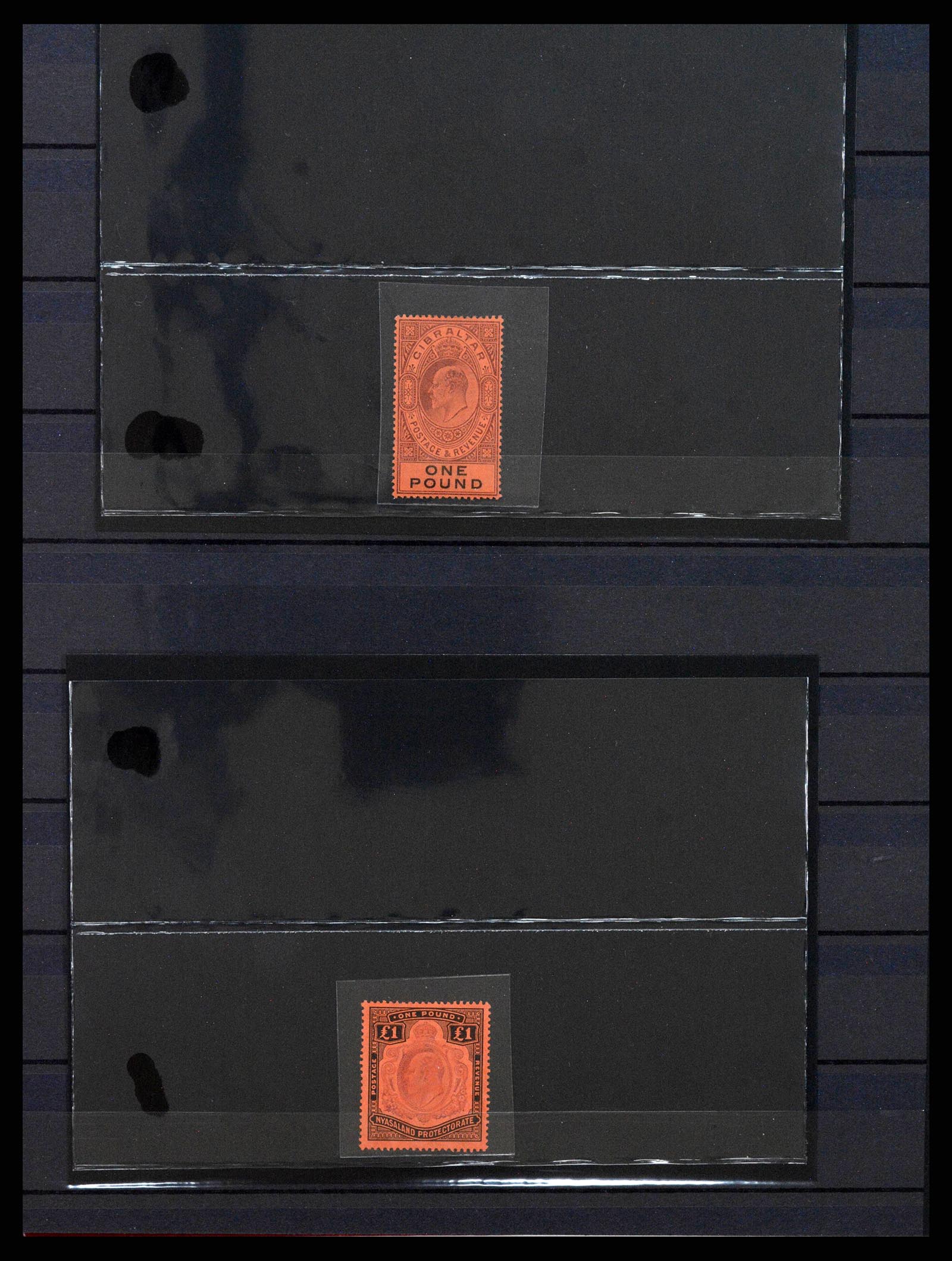 38395 0003 - Stamp collection 38395 Great Britain and Colonies key stamps 1902-1935. 38395 0003 - Stamp collection 38395 Great Britain and Colonies key stamps 1902-1935.