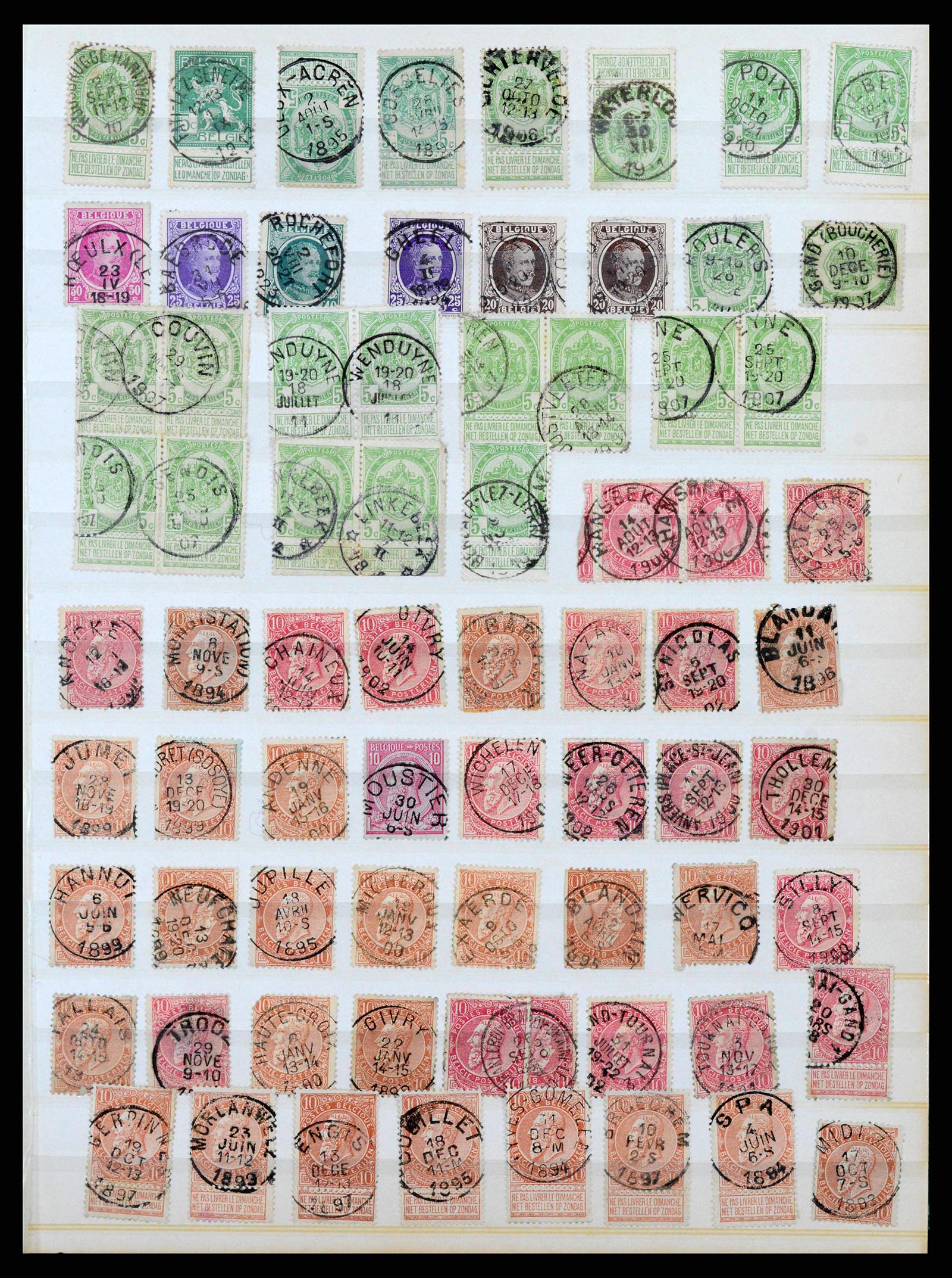 38397 0002 - Postzegelverzameling 38397 België 1880-2005.