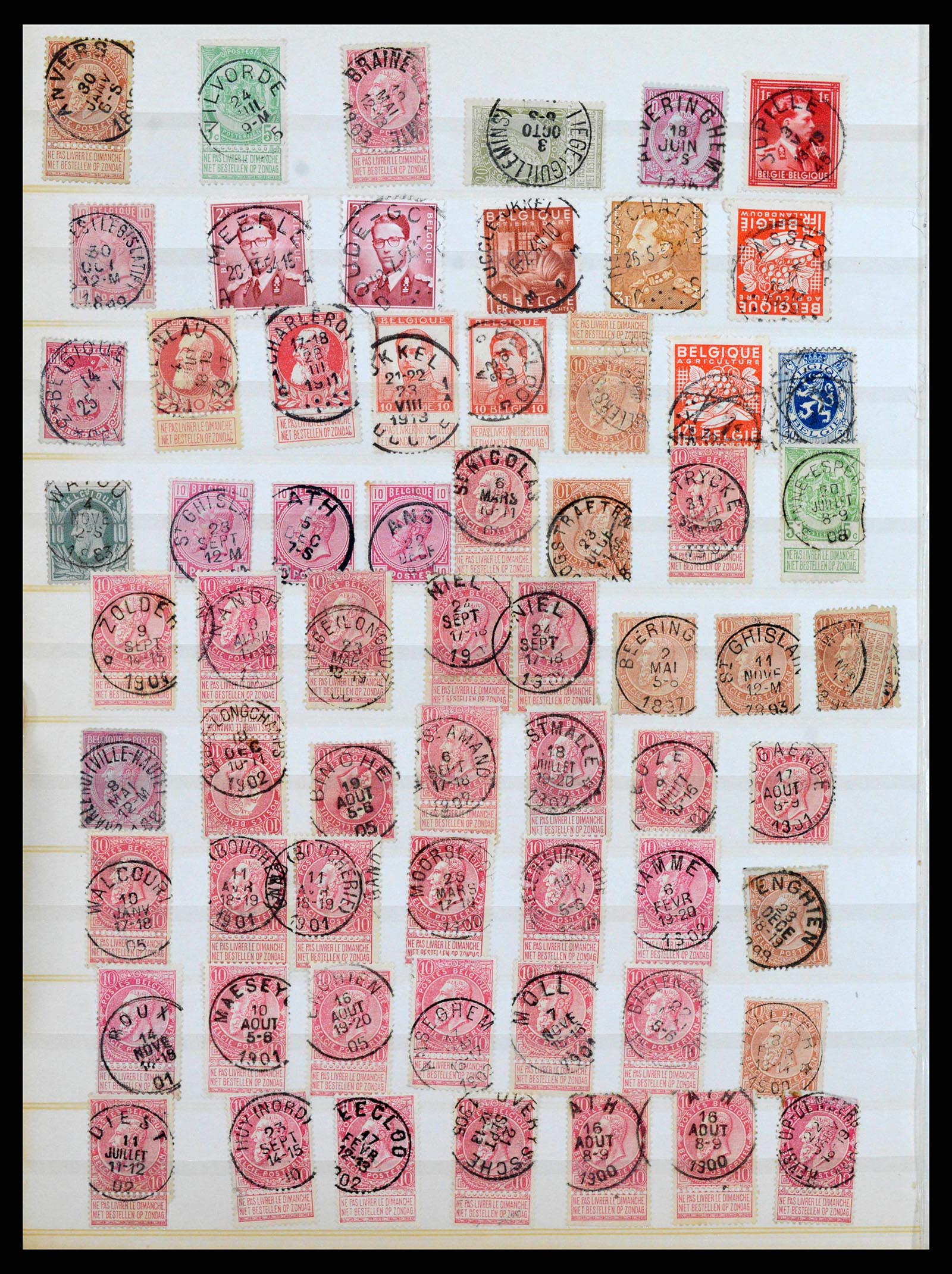 38397 0003 - Stamp collection 38397 Belgium 1880-2005.