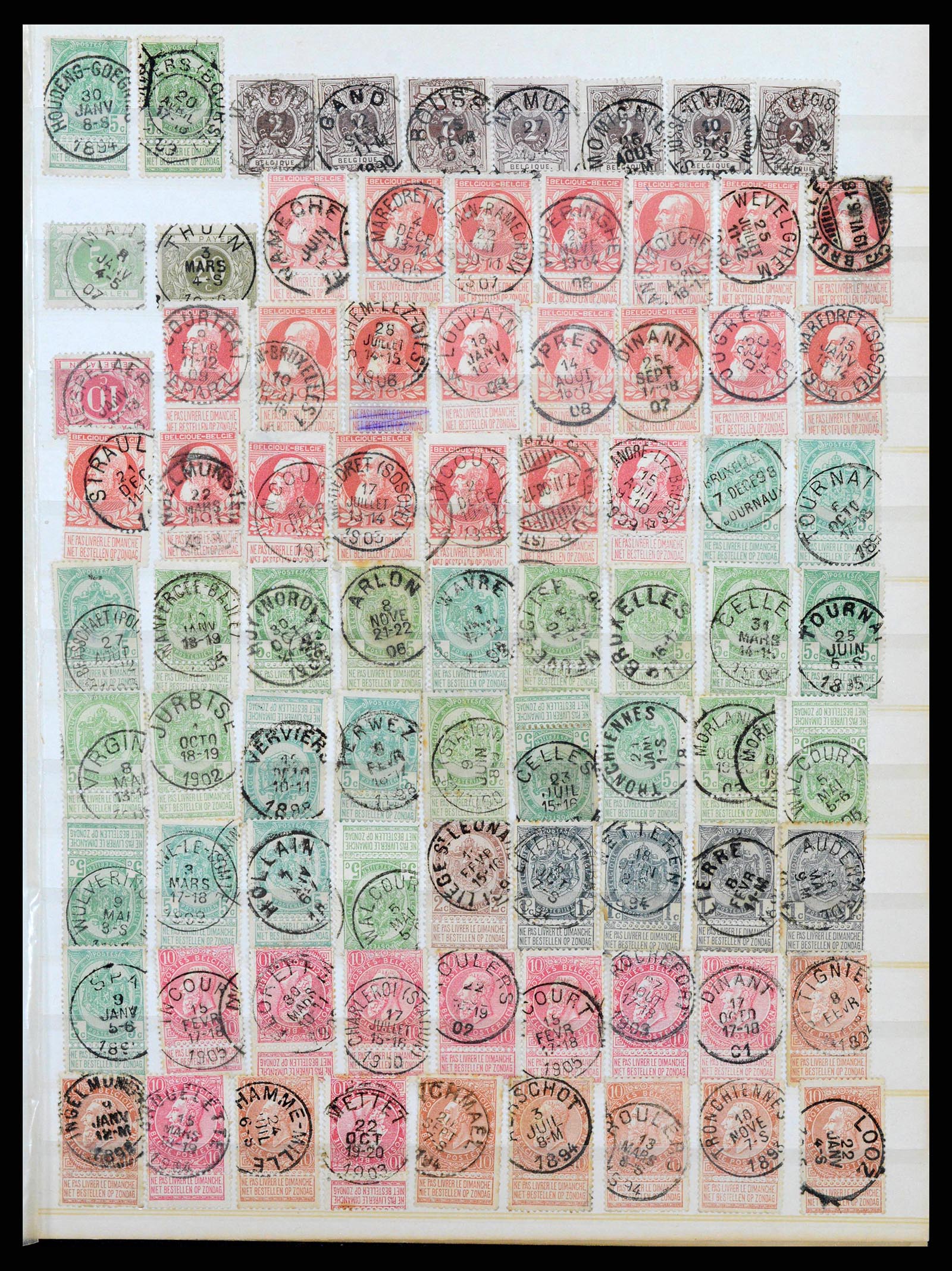 38397 0006 - Postzegelverzameling 38397 België 1880-2005.