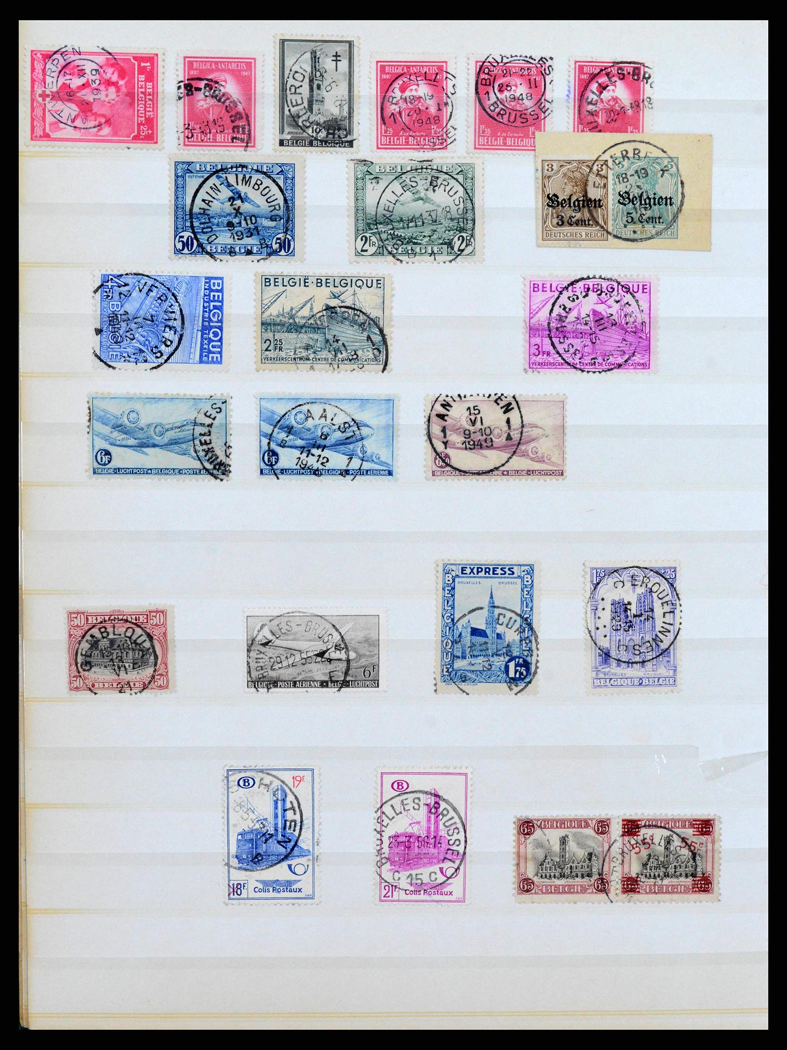 38397 0007 - Postzegelverzameling 38397 België 1880-2005.