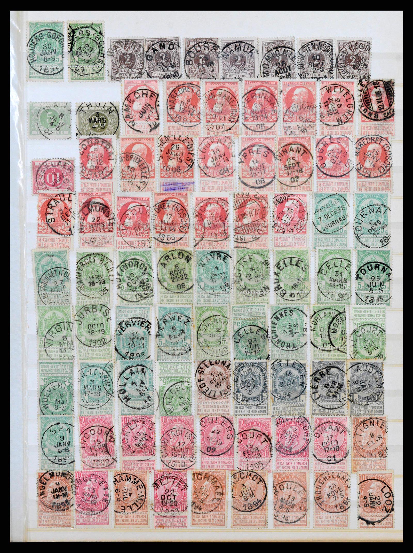 38397 0008 - Stamp collection 38397 Belgium 1880-2005.