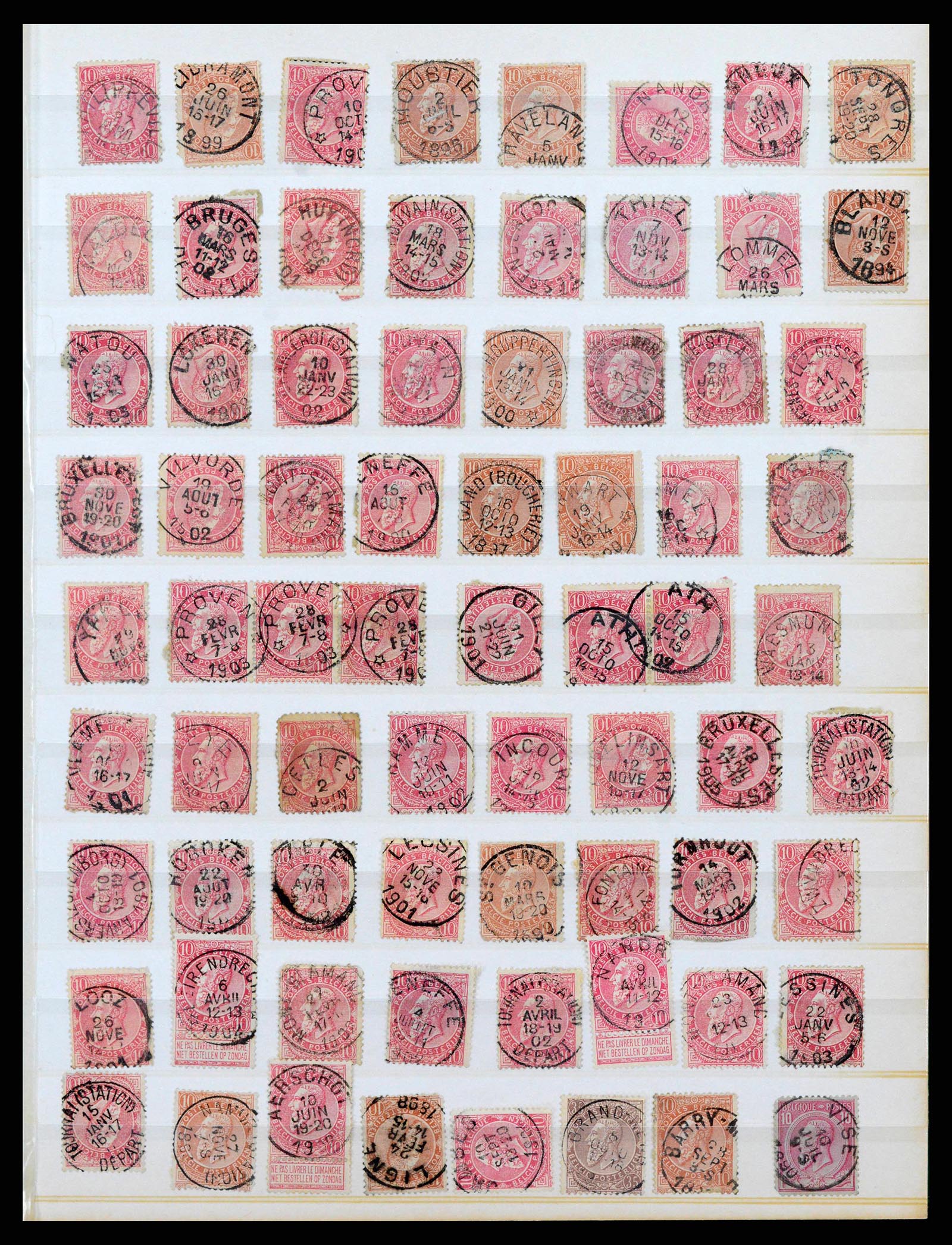 38397 0009 - Postzegelverzameling 38397 België 1880-2005.
