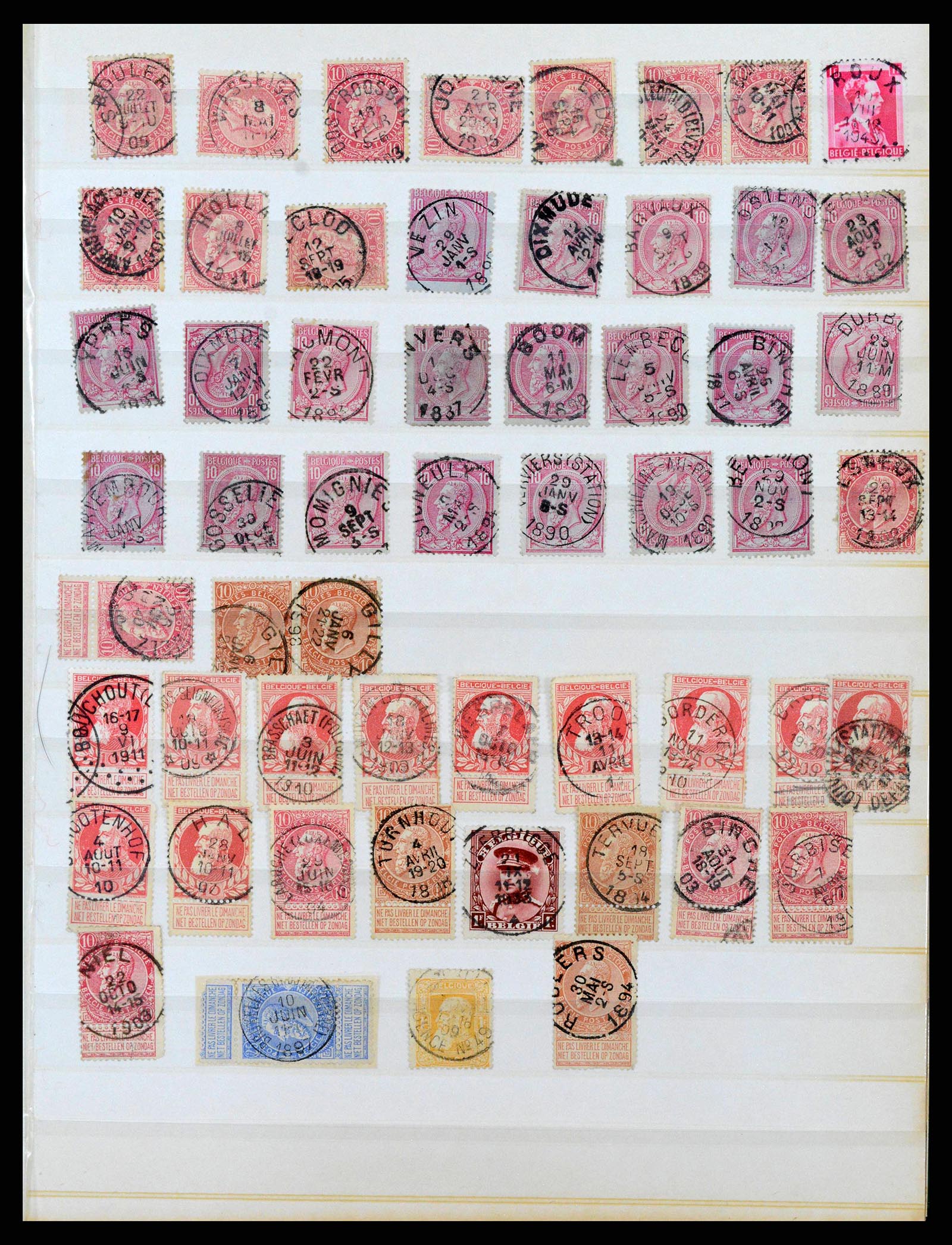 38397 0013 - Stamp collection 38397 Belgium 1880-2005.
