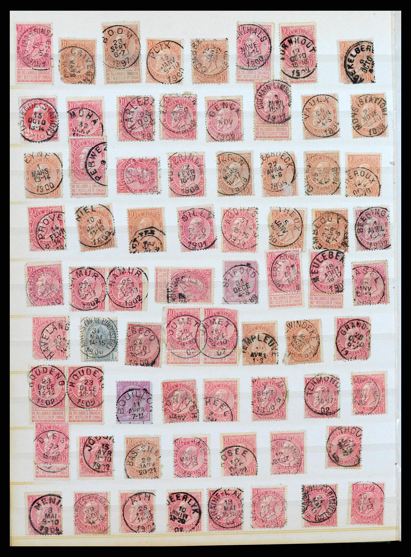 38397 0014 - Postzegelverzameling 38397 België 1880-2005.