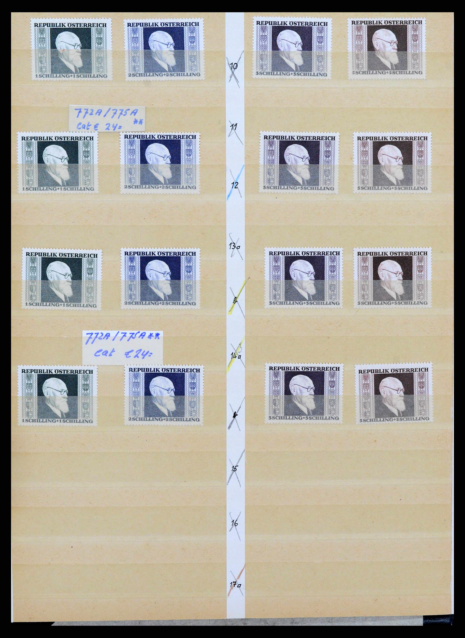 38399 0004 - Postzegelverzameling 38399 Oostenrijk 1945-1950.