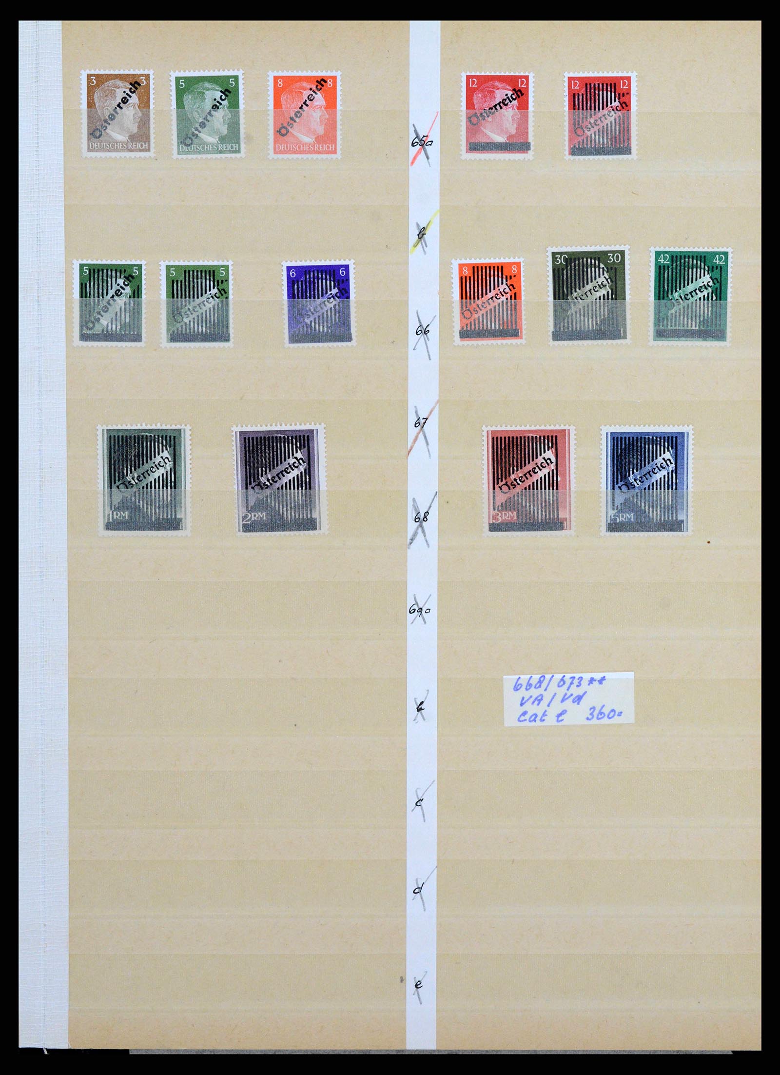 38399 0010 - Postzegelverzameling 38399 Oostenrijk 1945-1950.