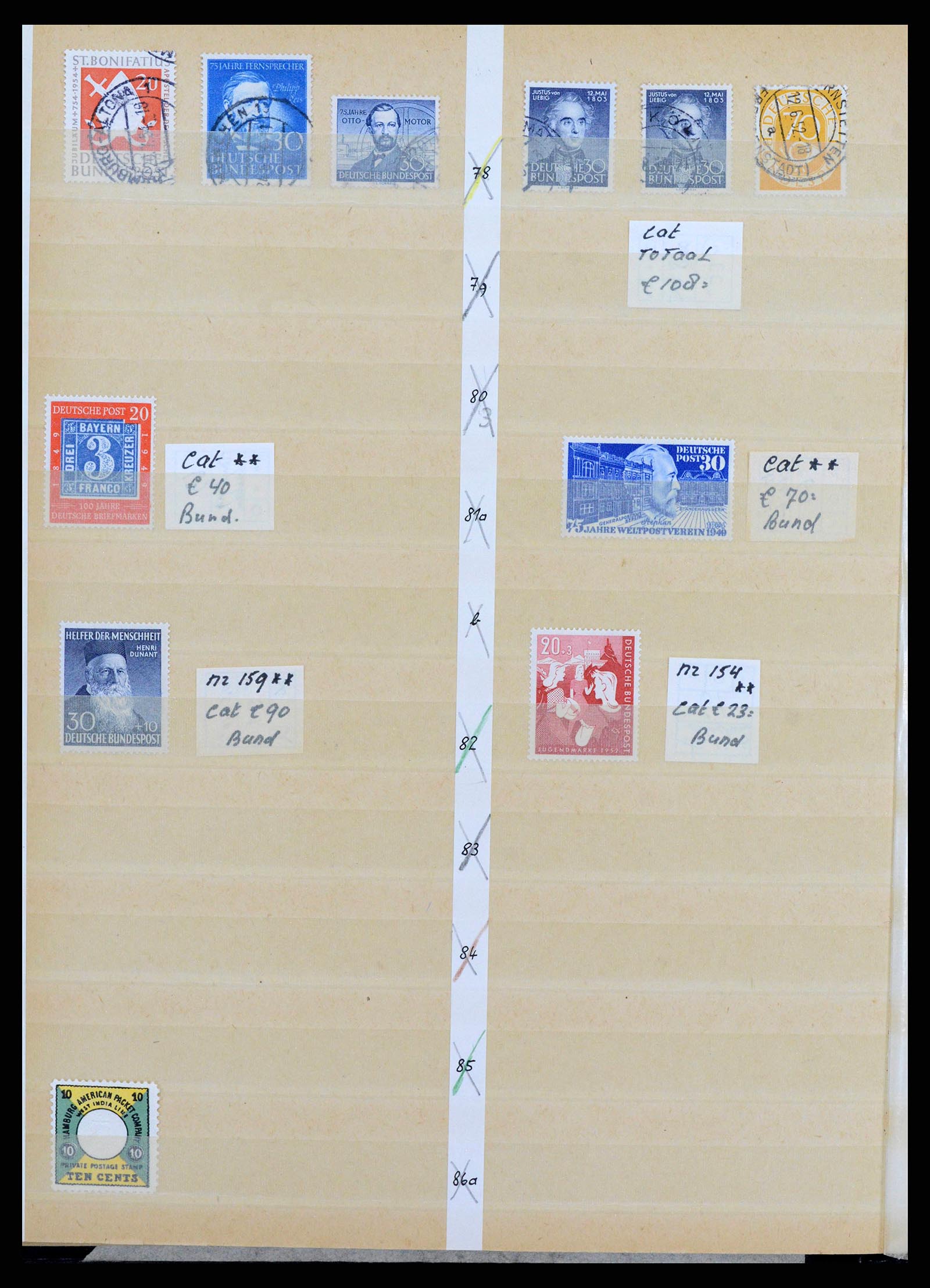 38399 0013 - Stamp collection 38399 Austria 1945-1950.