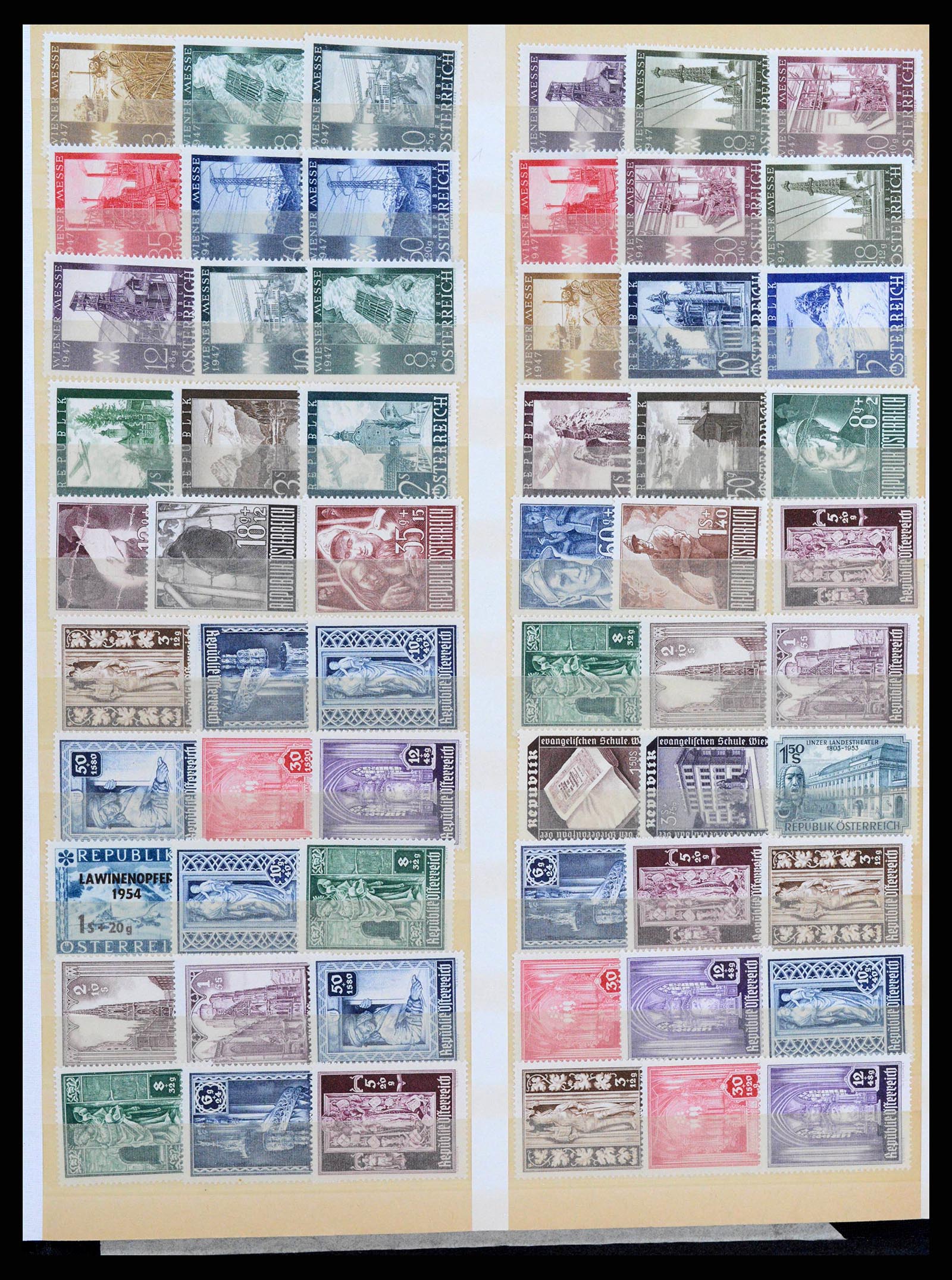 38399 0019 - Postzegelverzameling 38399 Oostenrijk 1945-1950.