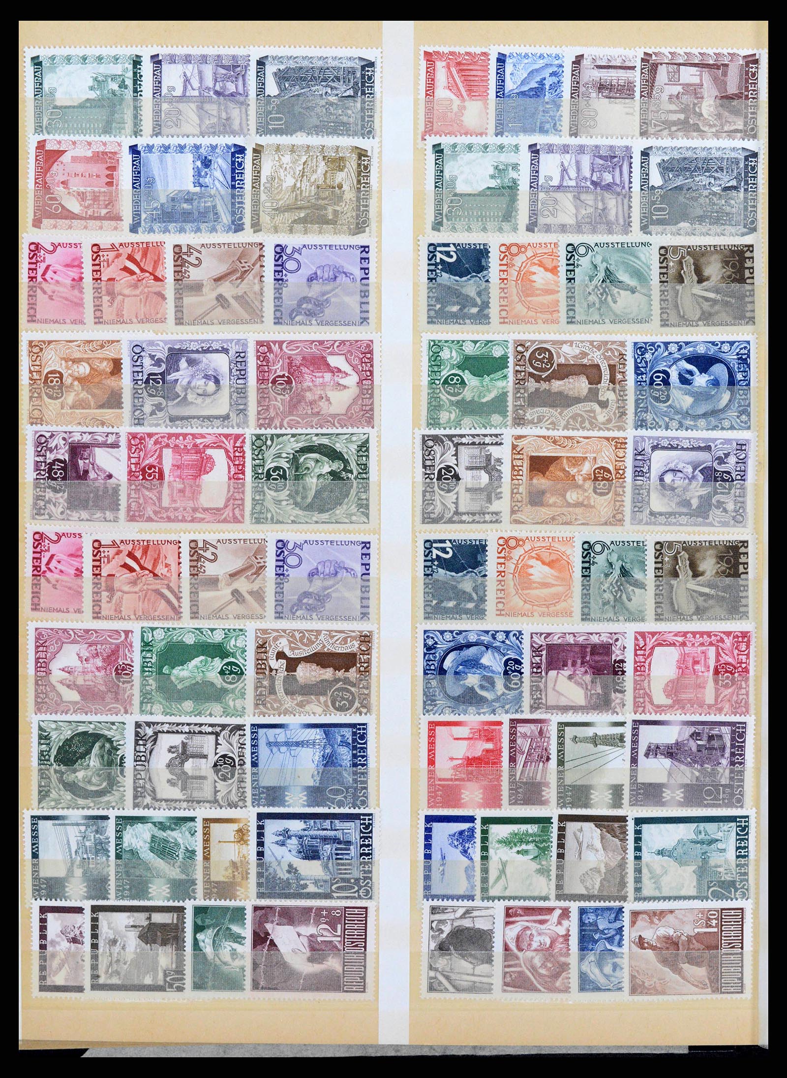 38399 0020 - Postzegelverzameling 38399 Oostenrijk 1945-1950.