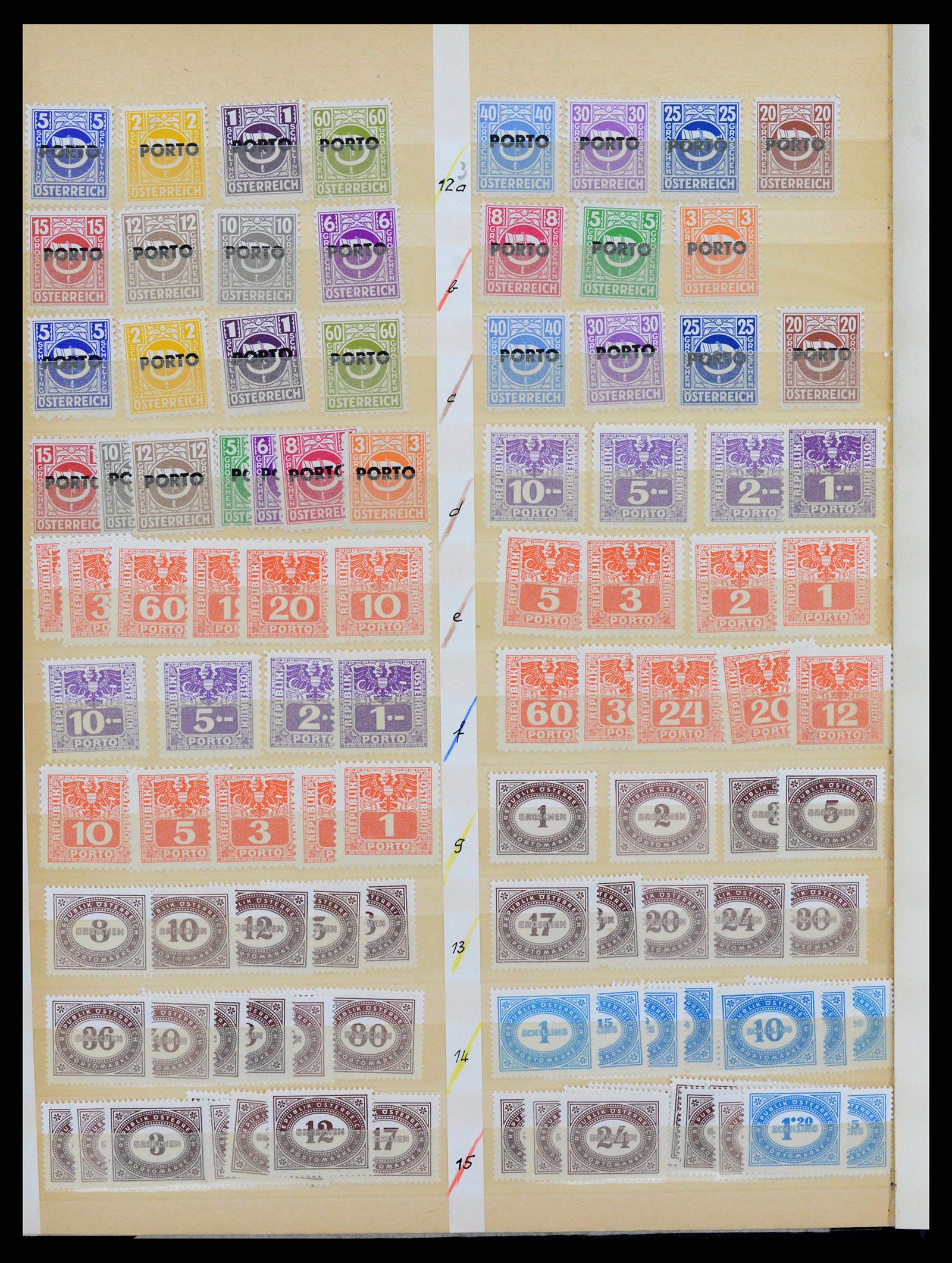 38399 0023 - Postzegelverzameling 38399 Oostenrijk 1945-1950.