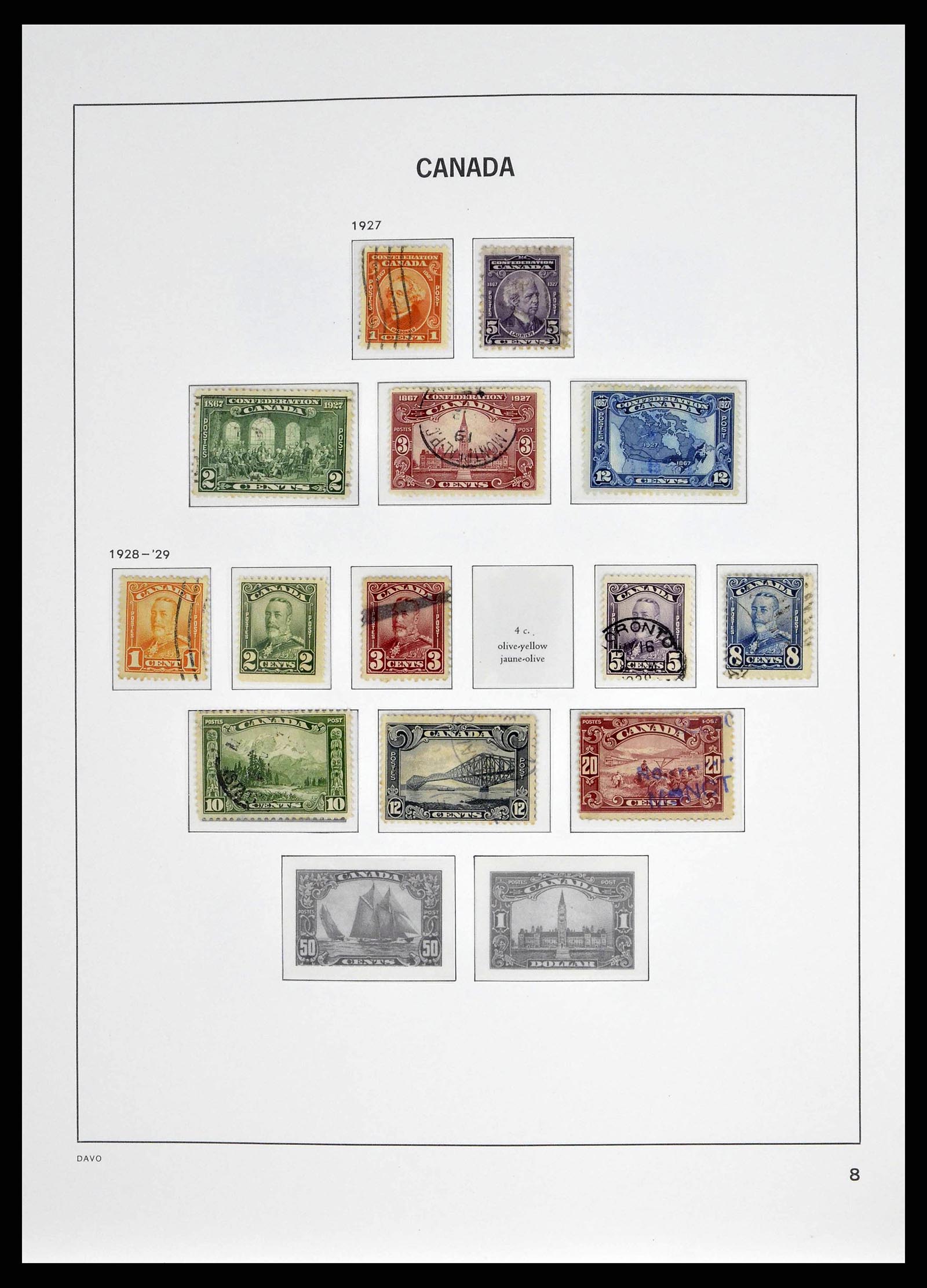 38401 0010 - Stamp collection 38401 Canada 1859-2010.