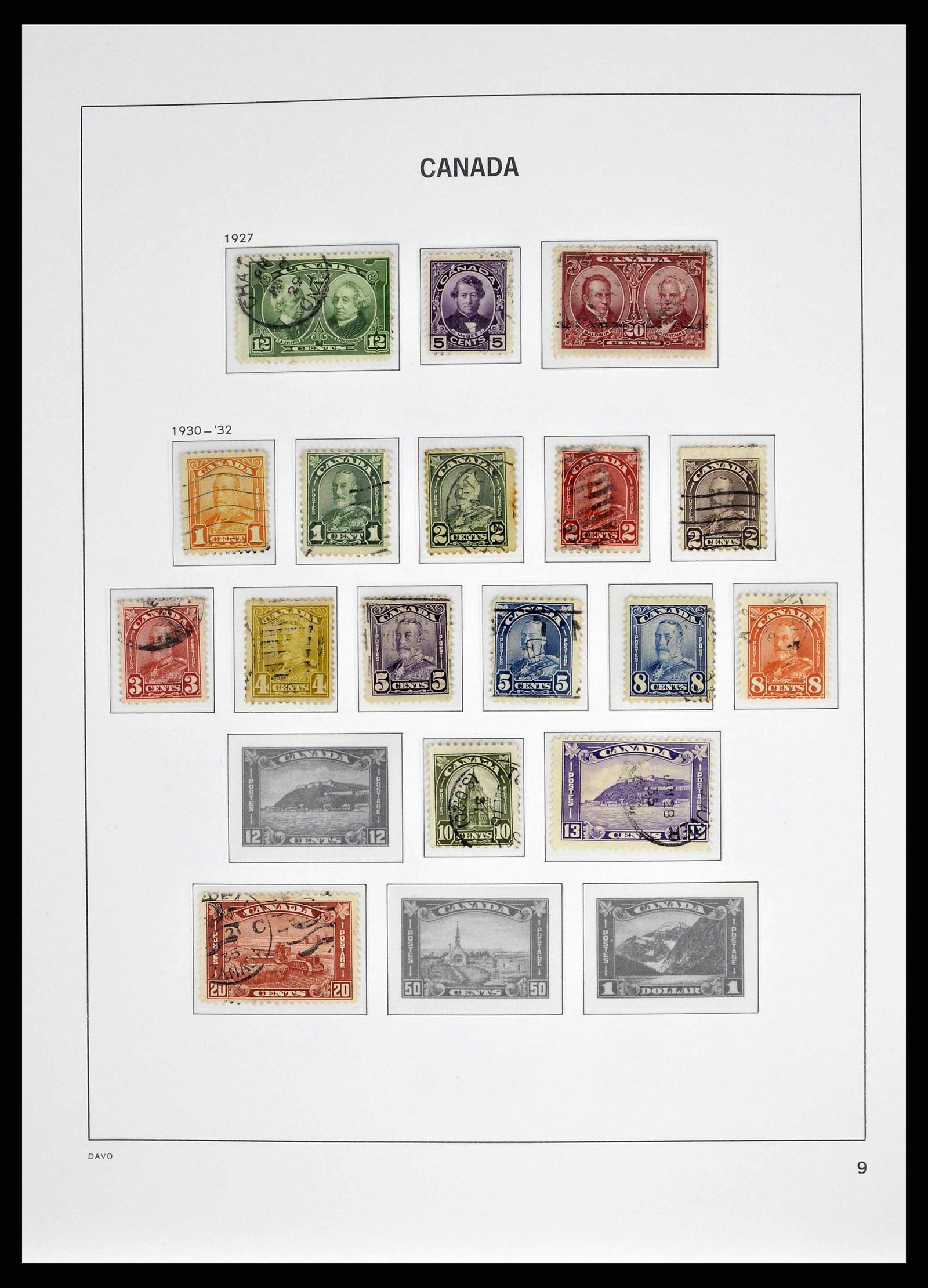 38401 0011 - Stamp collection 38401 Canada 1859-2010.