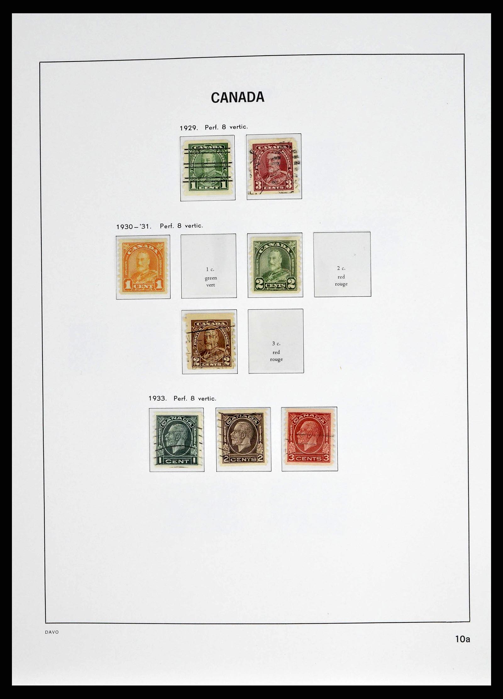 38401 0013 - Stamp collection 38401 Canada 1859-2010.