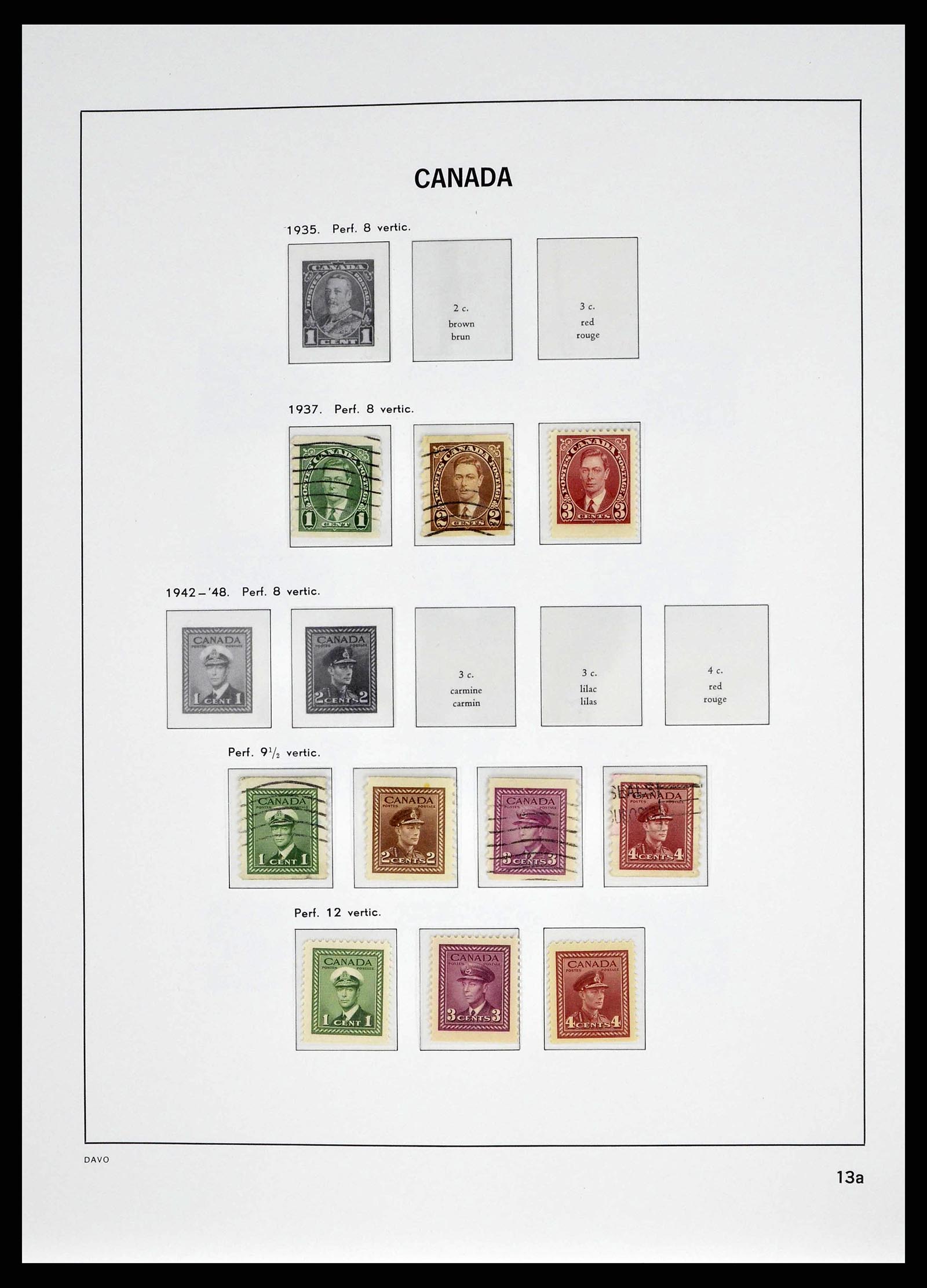 38401 0017 - Stamp collection 38401 Canada 1859-2010.