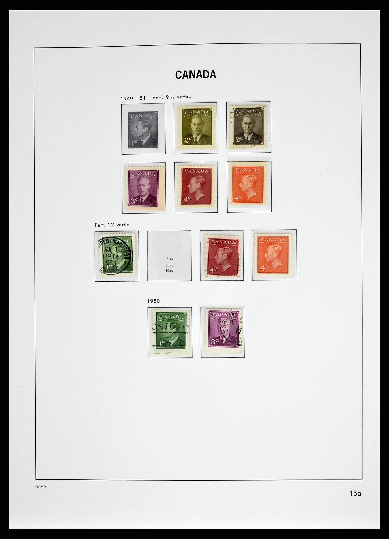 38401 0020 - Stamp collection 38401 Canada 1859-2010.