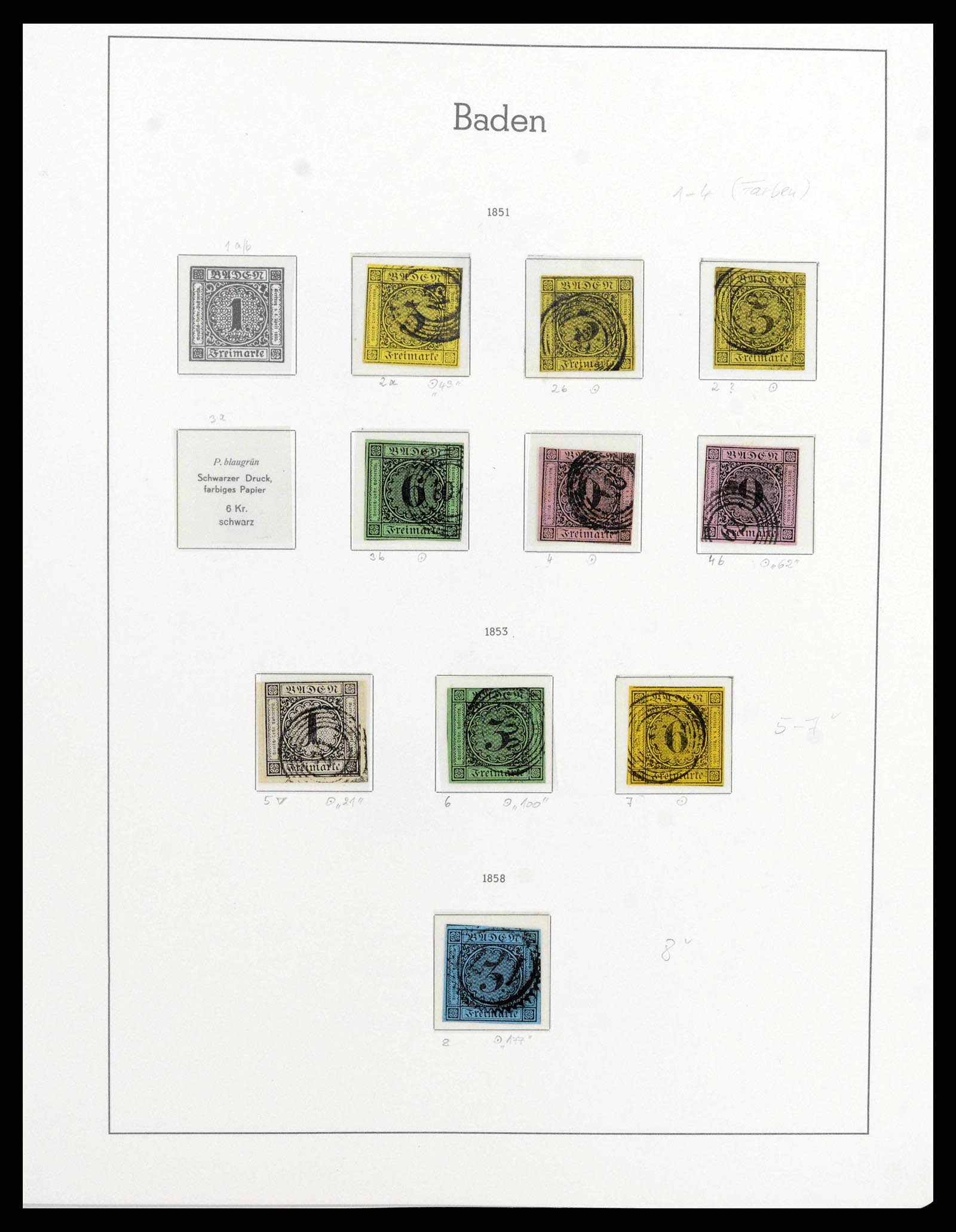 38402 0002 - Stamp collection 38402 Germany 1850-1945.