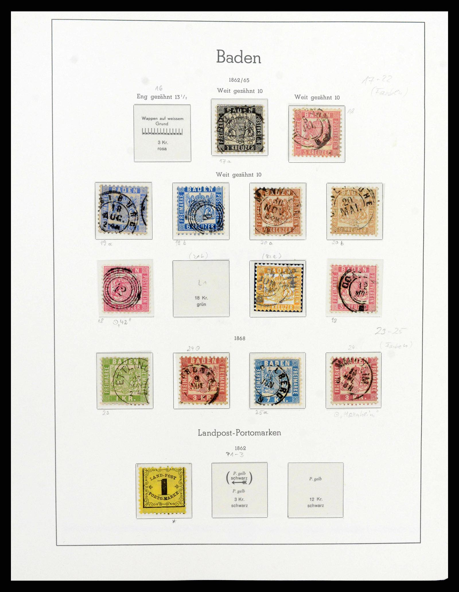 38402 0004 - Stamp collection 38402 Germany 1850-1945.