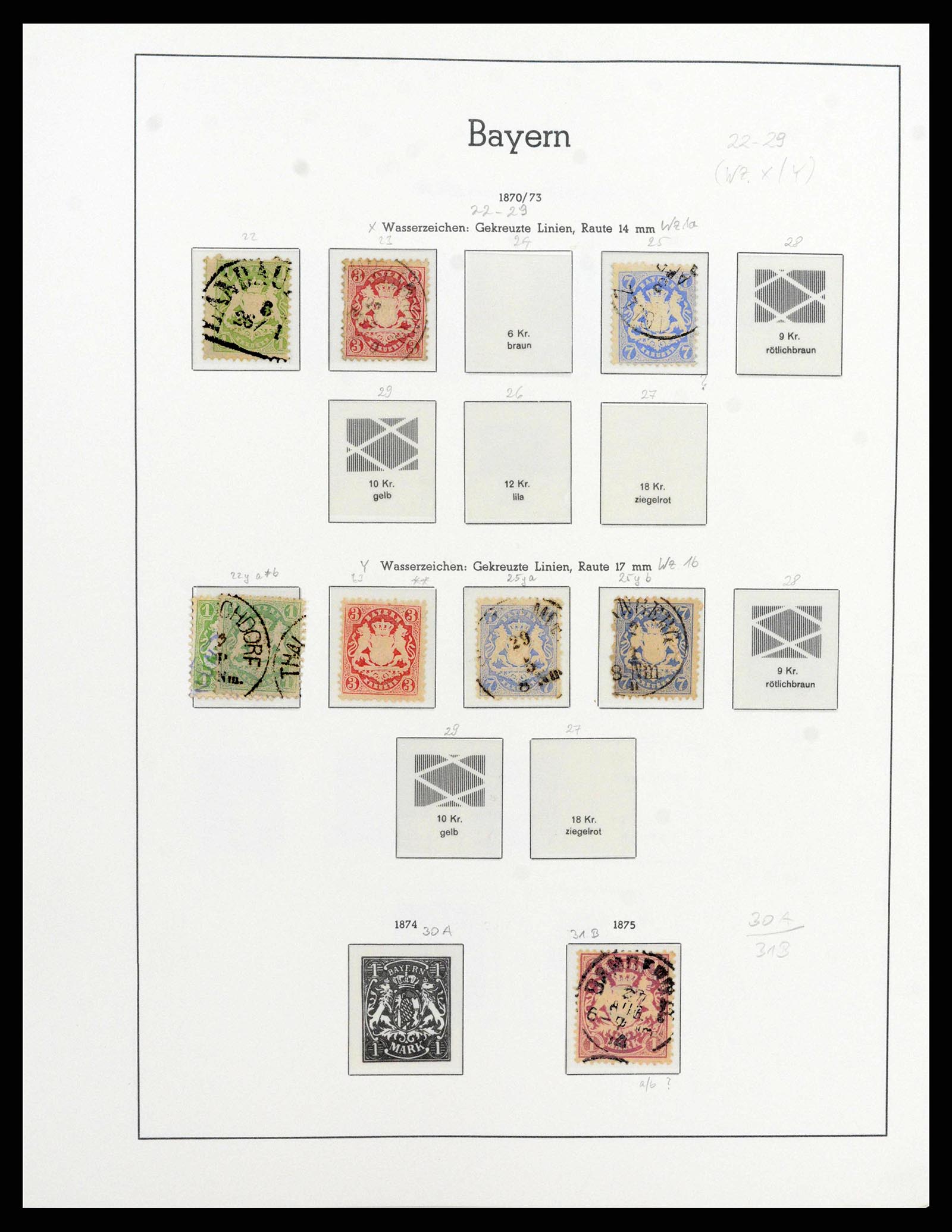 38402 0011 - Stamp collection 38402 Germany 1850-1945.