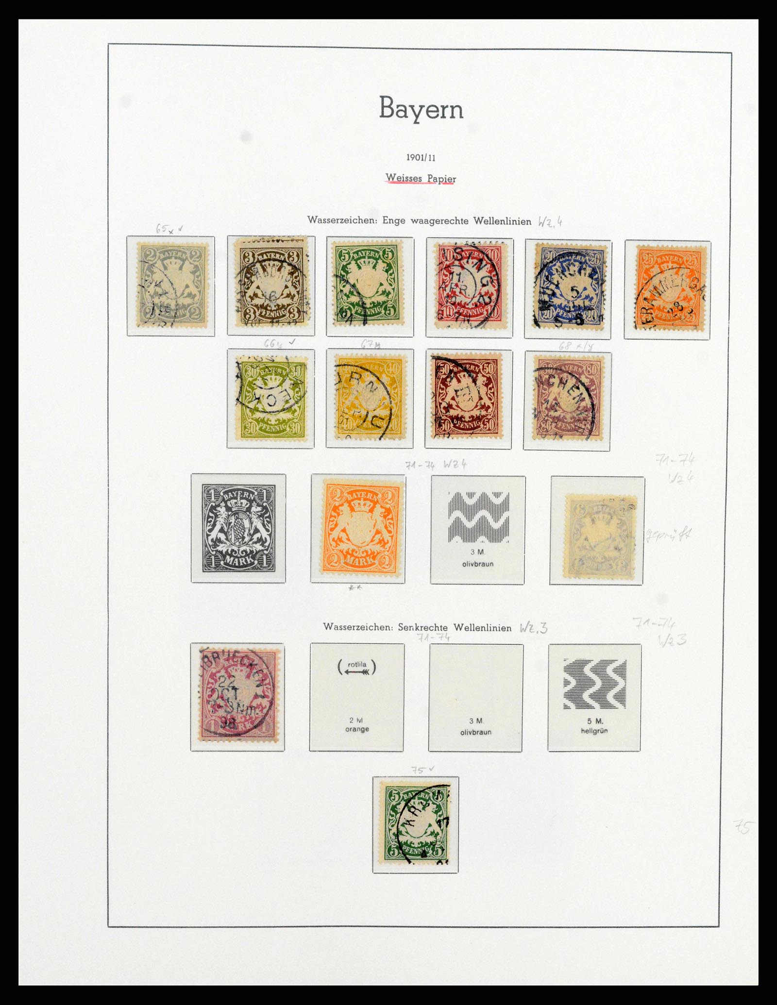 38402 0014 - Stamp collection 38402 Germany 1850-1945.