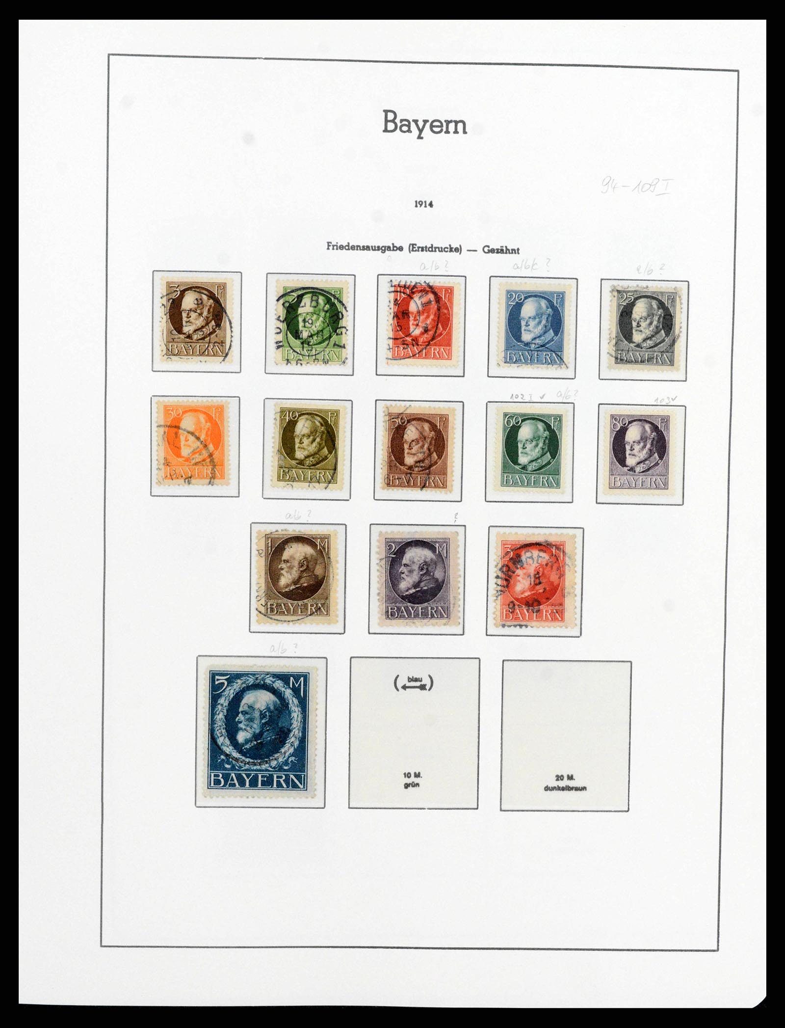 38402 0018 - Stamp collection 38402 Germany 1850-1945.