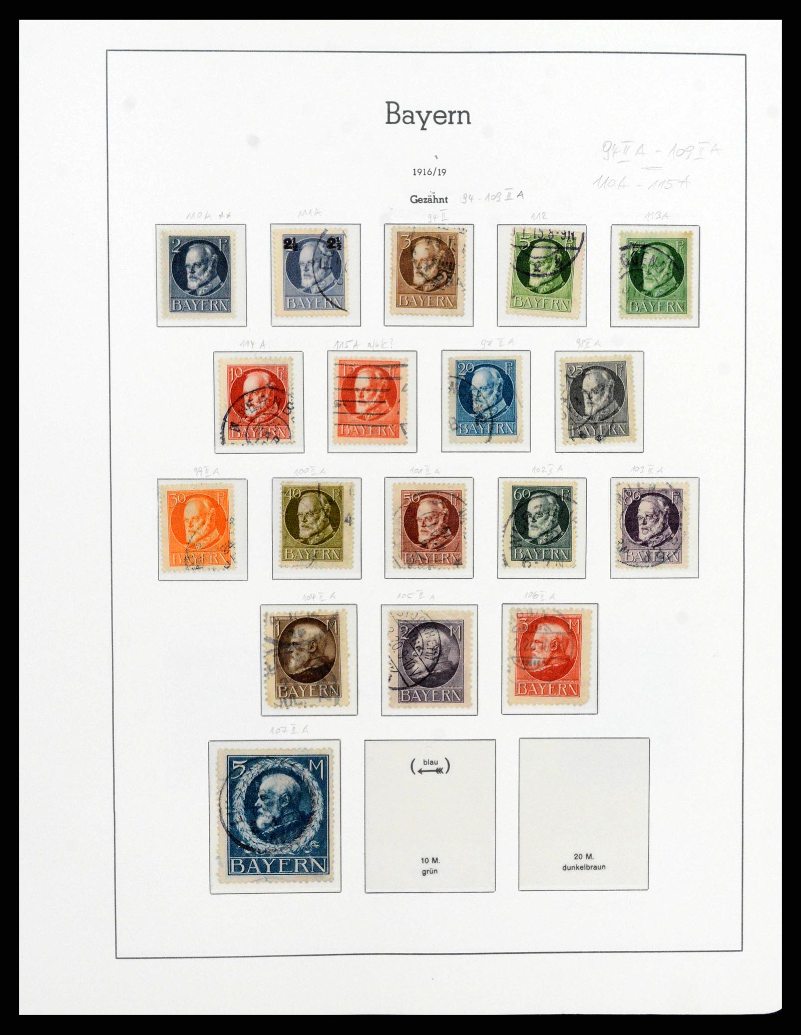 38402 0019 - Stamp collection 38402 Germany 1850-1945.