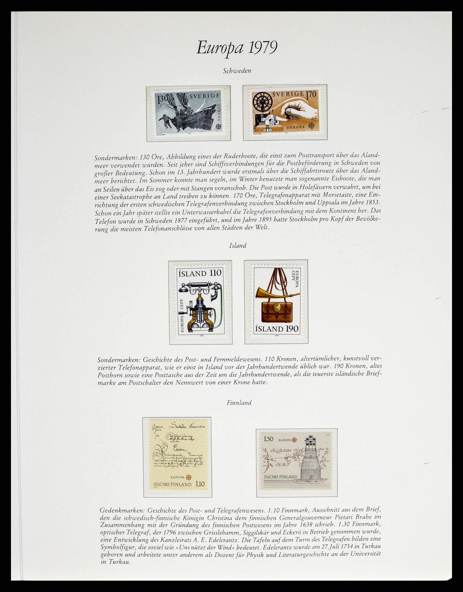 38403 0003 - Postzegelverzameling 38403 Europa Cept 1979-2006.