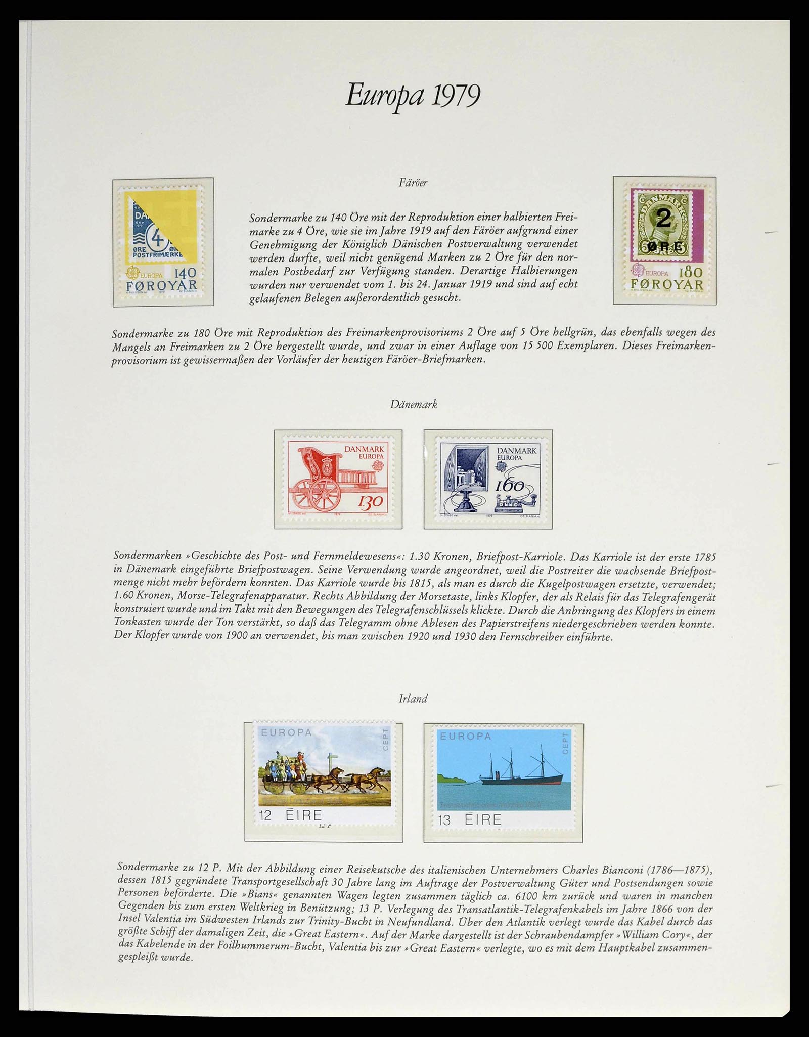 38403 0010 - Postzegelverzameling 38403 Europa Cept 1979-2006.