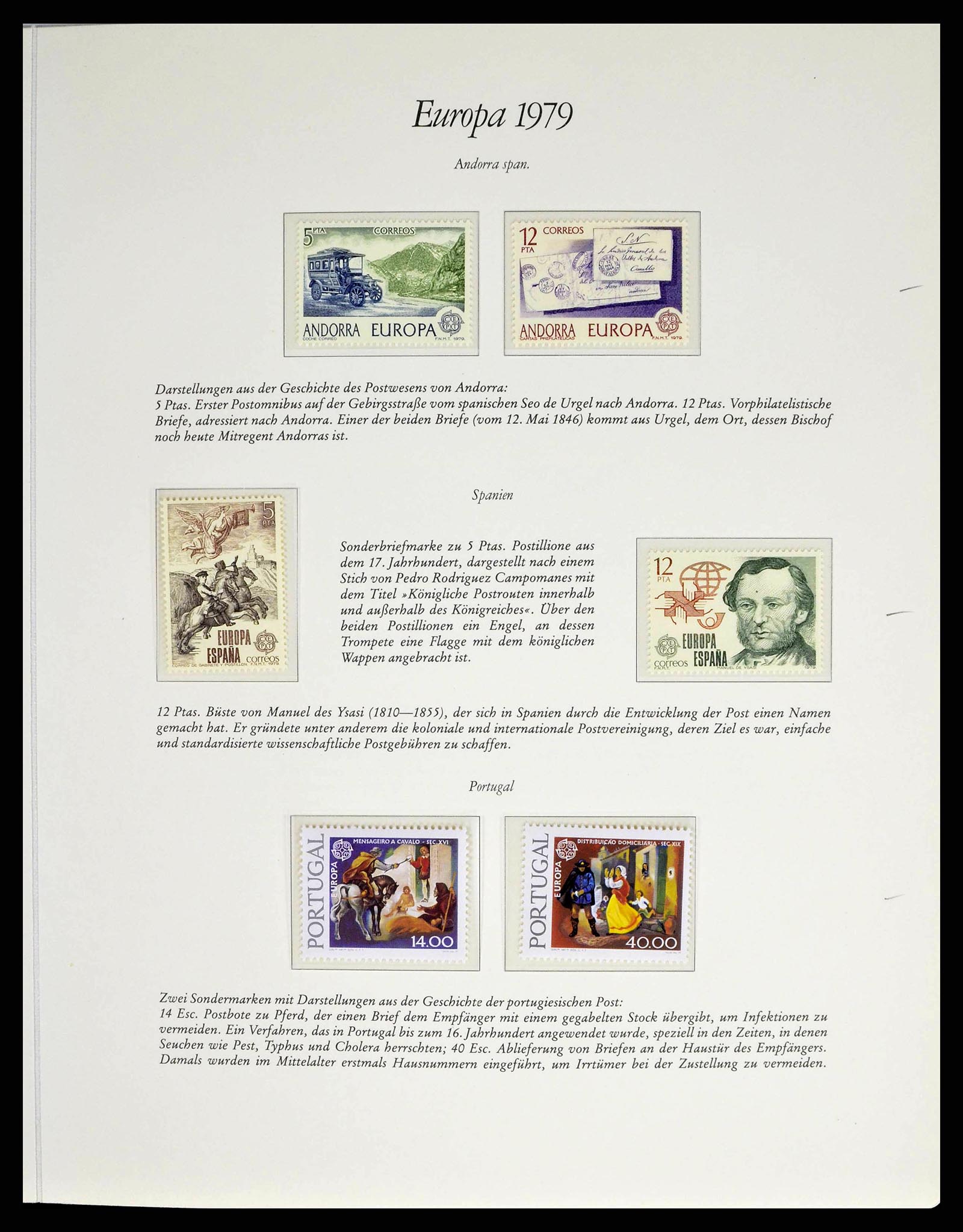 38403 0012 - Postzegelverzameling 38403 Europa Cept 1979-2006.