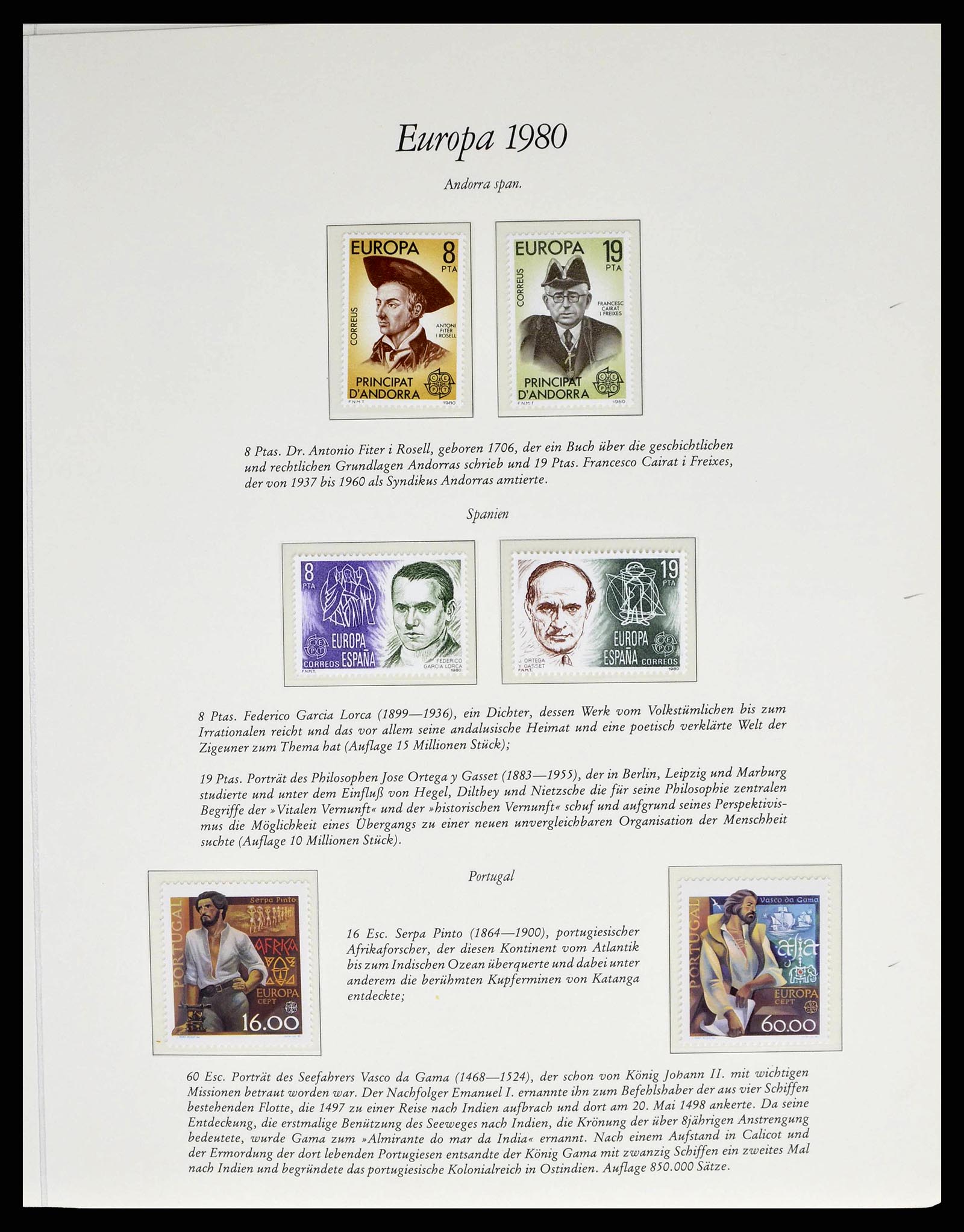 38403 0017 - Postzegelverzameling 38403 Europa Cept 1979-2006.
