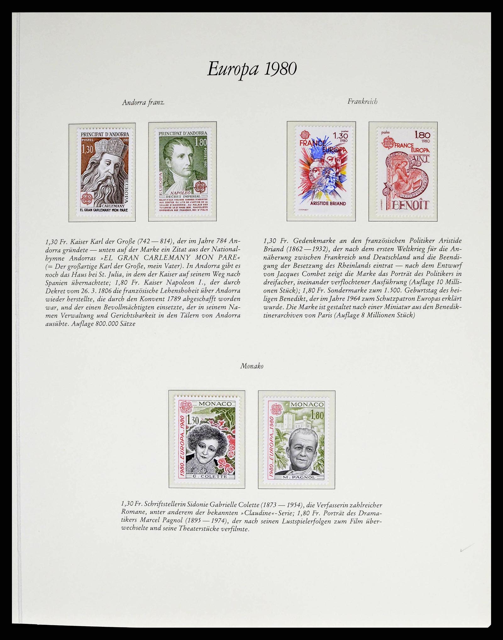38403 0018 - Postzegelverzameling 38403 Europa Cept 1979-2006.