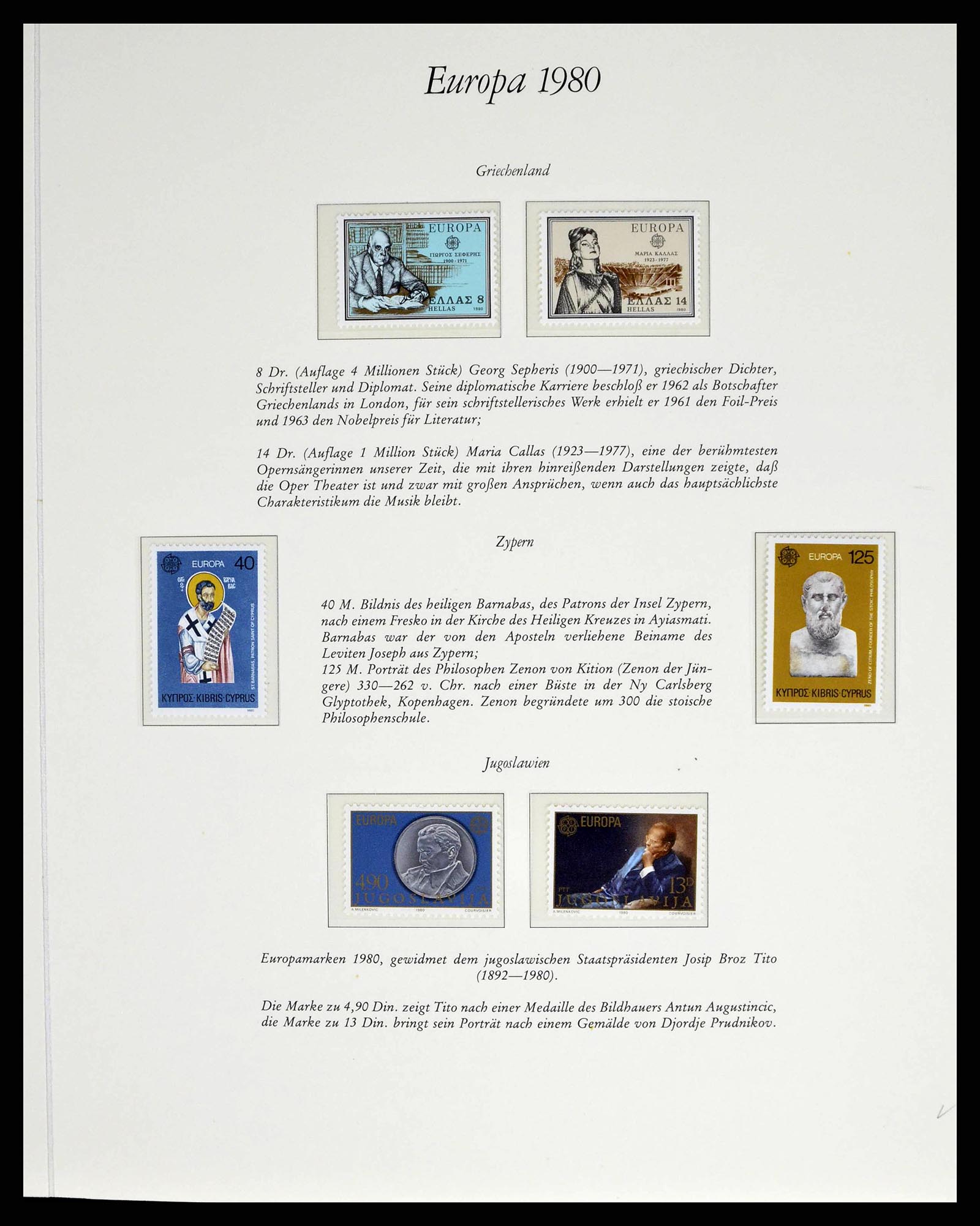 38403 0027 - Postzegelverzameling 38403 Europa Cept 1979-2006.