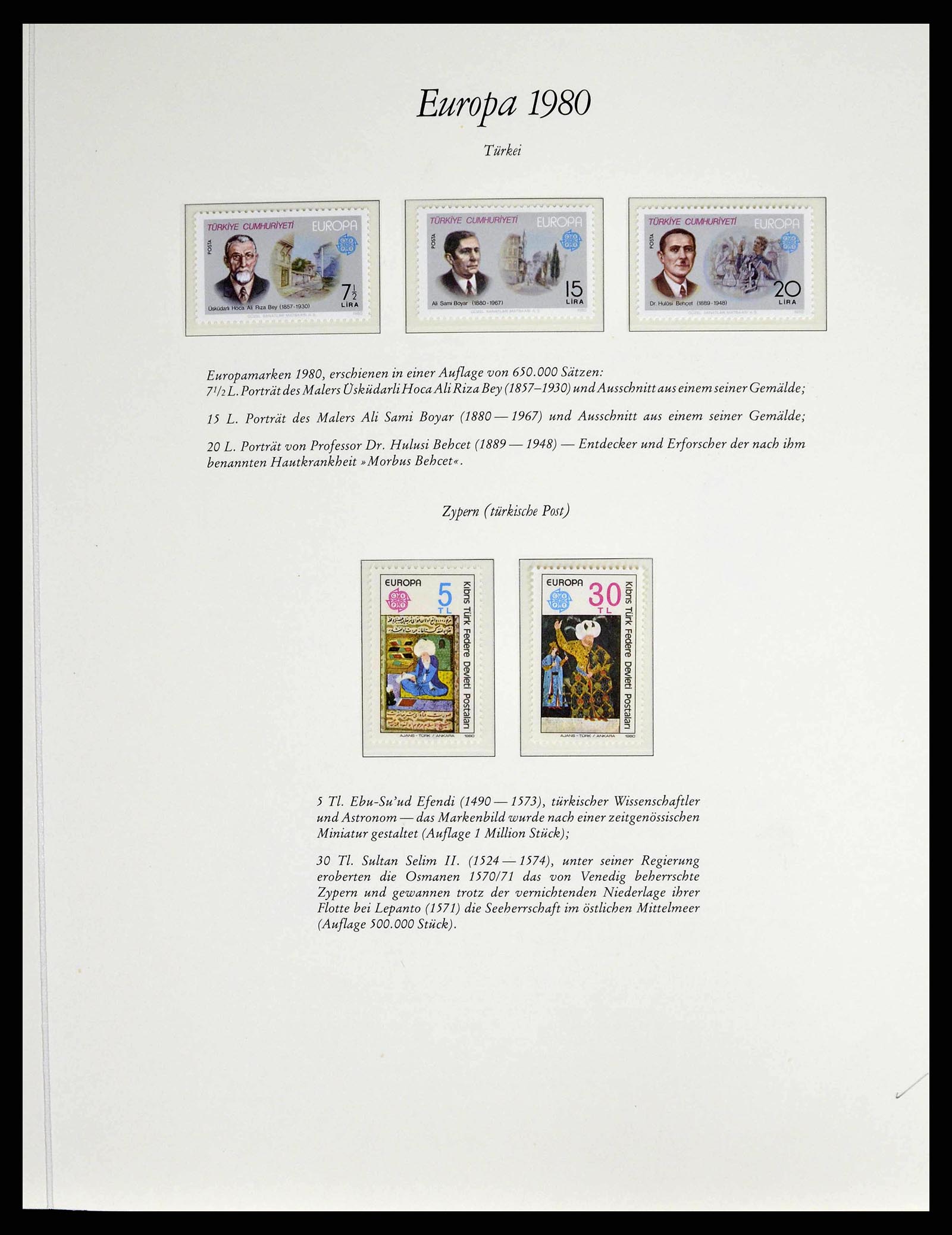 38403 0031 - Stamp collection 38403 Europa Cept 1979-2006.
