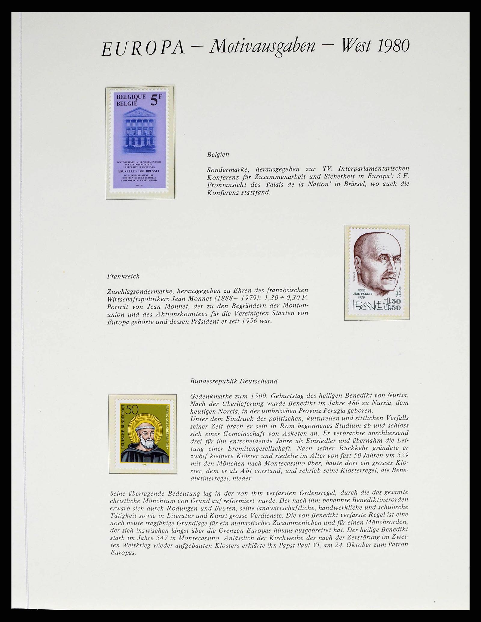 38403 0032 - Postzegelverzameling 38403 Europa Cept 1979-2006.