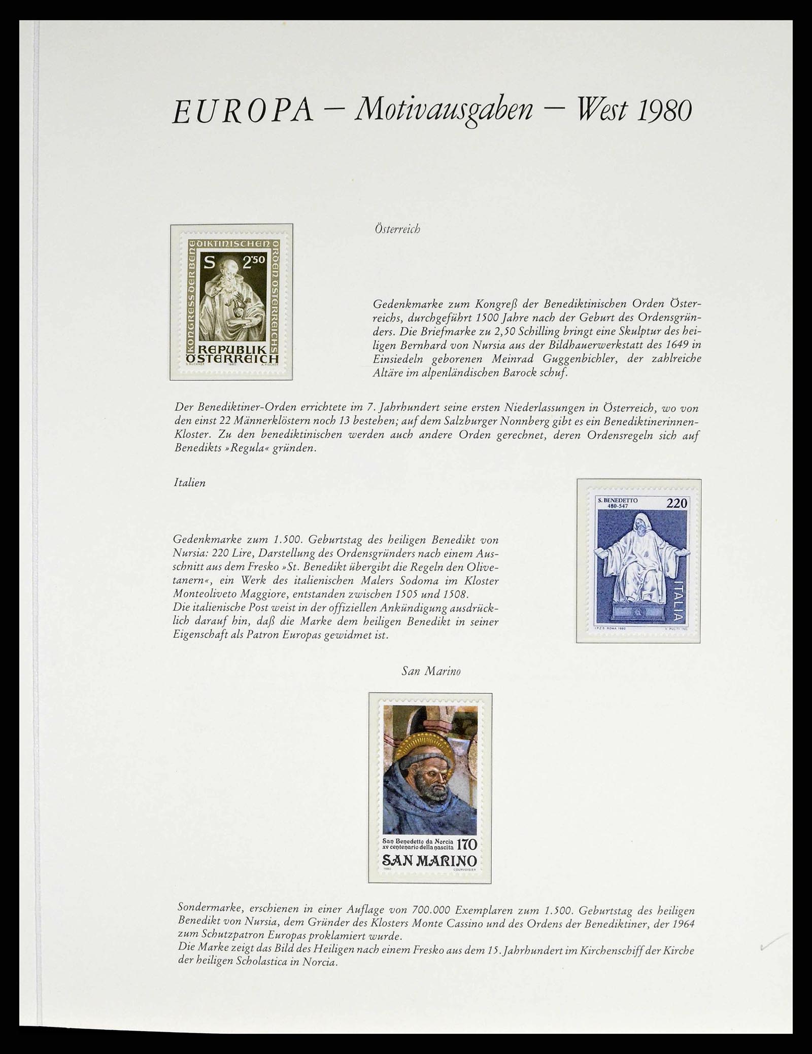 38403 0033 - Postzegelverzameling 38403 Europa Cept 1979-2006.